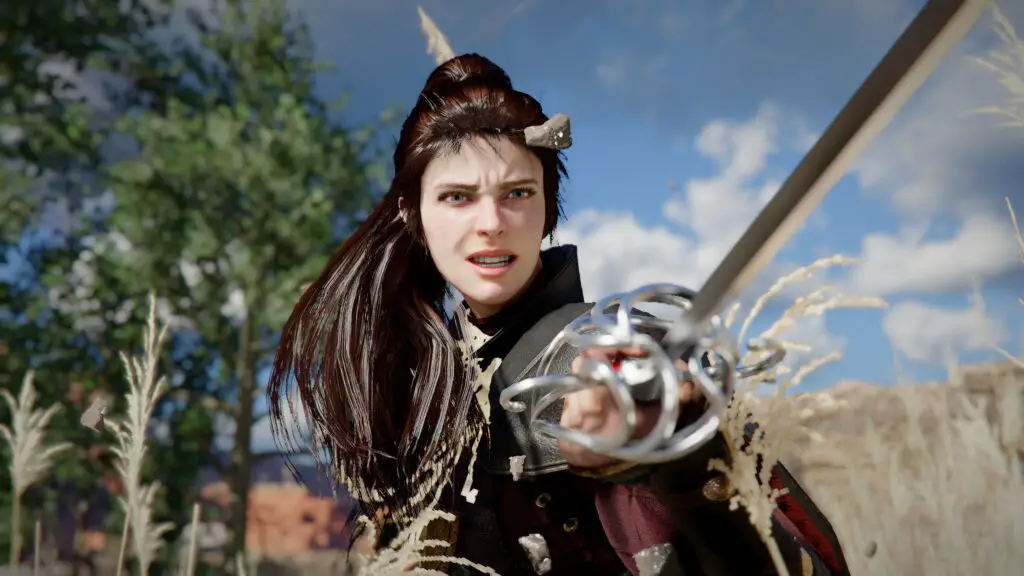 Damiane exploring the detailed world of Crimson Desert