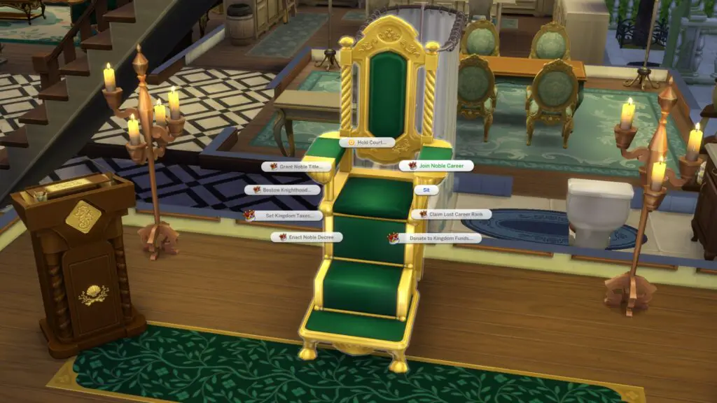 Throne in The Sims 4