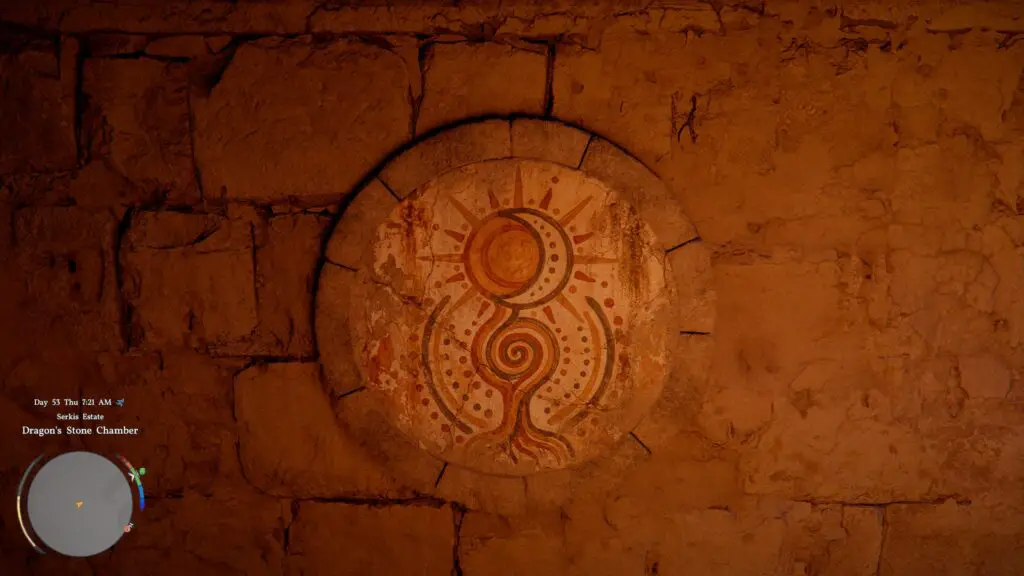 Crimson Desert Dragon's Stone Chamber - Left Dial Configuration