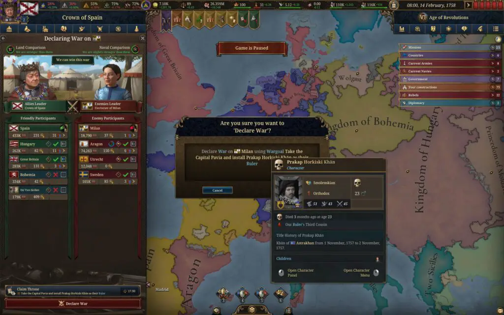 Europa Universalis 5 screenshot
