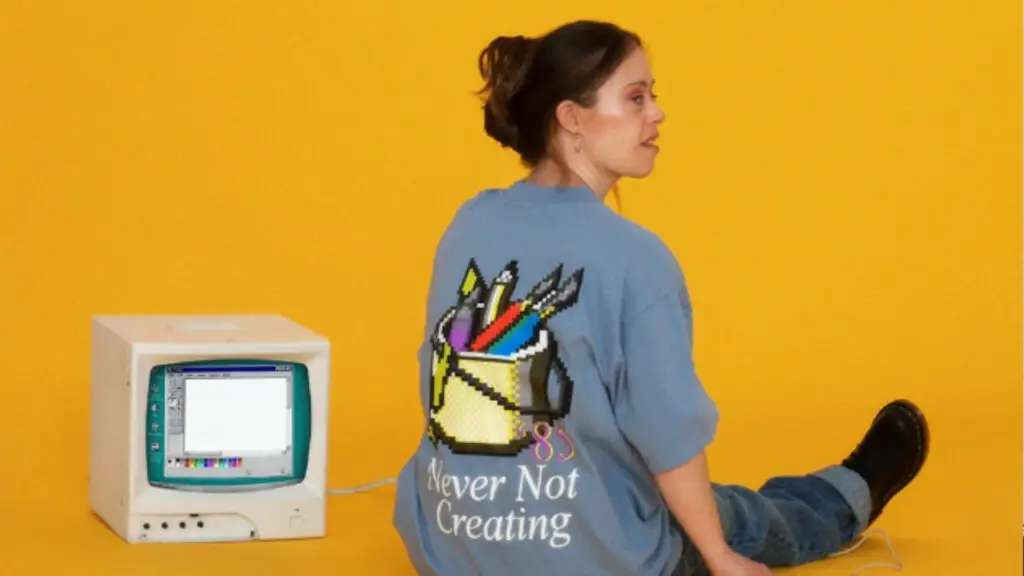 The Hardwear Microsoft clothing line being modelled.