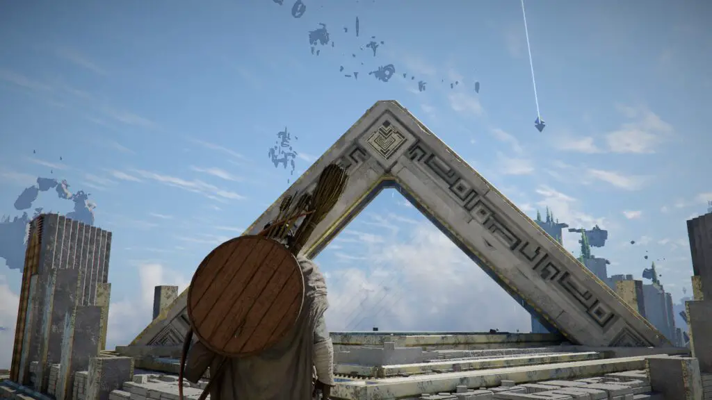 The shimmering Skybridge forming in the Abyss