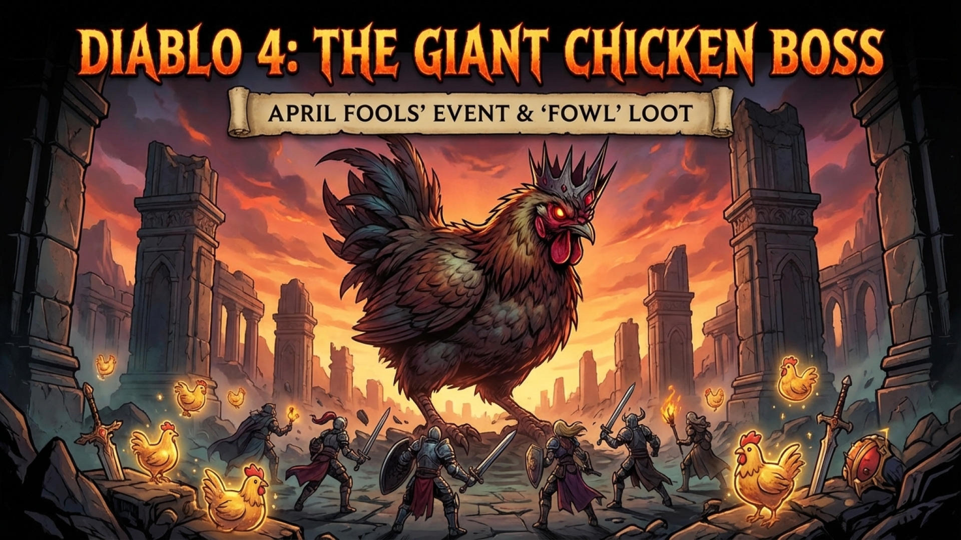 Diablo 4’s April Fools’ Event Unleashes a Giant Chicken Boss with Unique ‘Fowl’ Loot