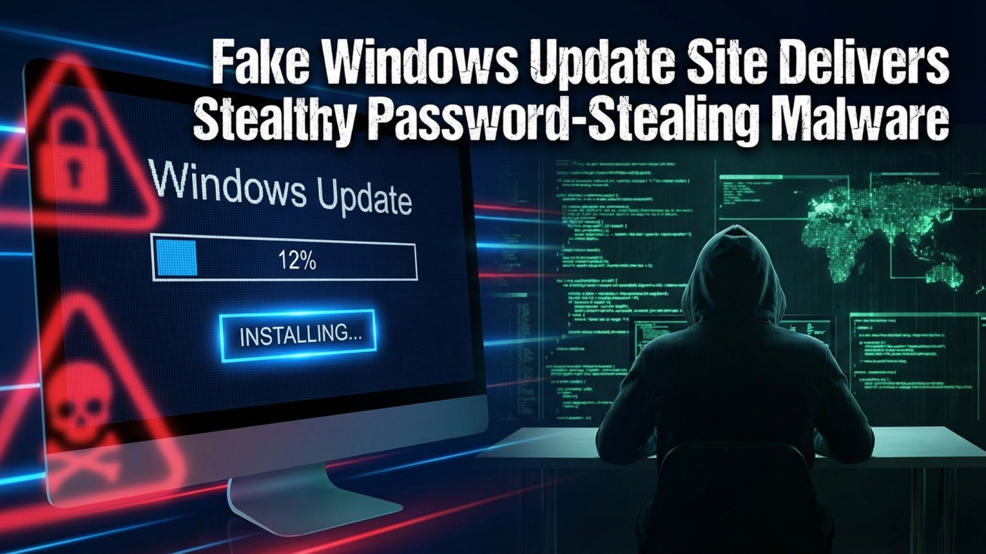 Fake Windows Update Site Delivers Stealthy Password-Stealing Malware