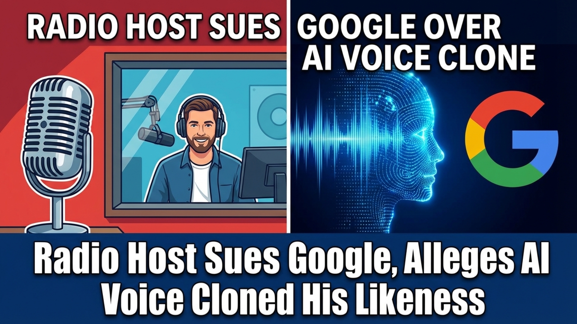 Radio Host Sues Google, Alleges AI Voice Cloned His Likeness