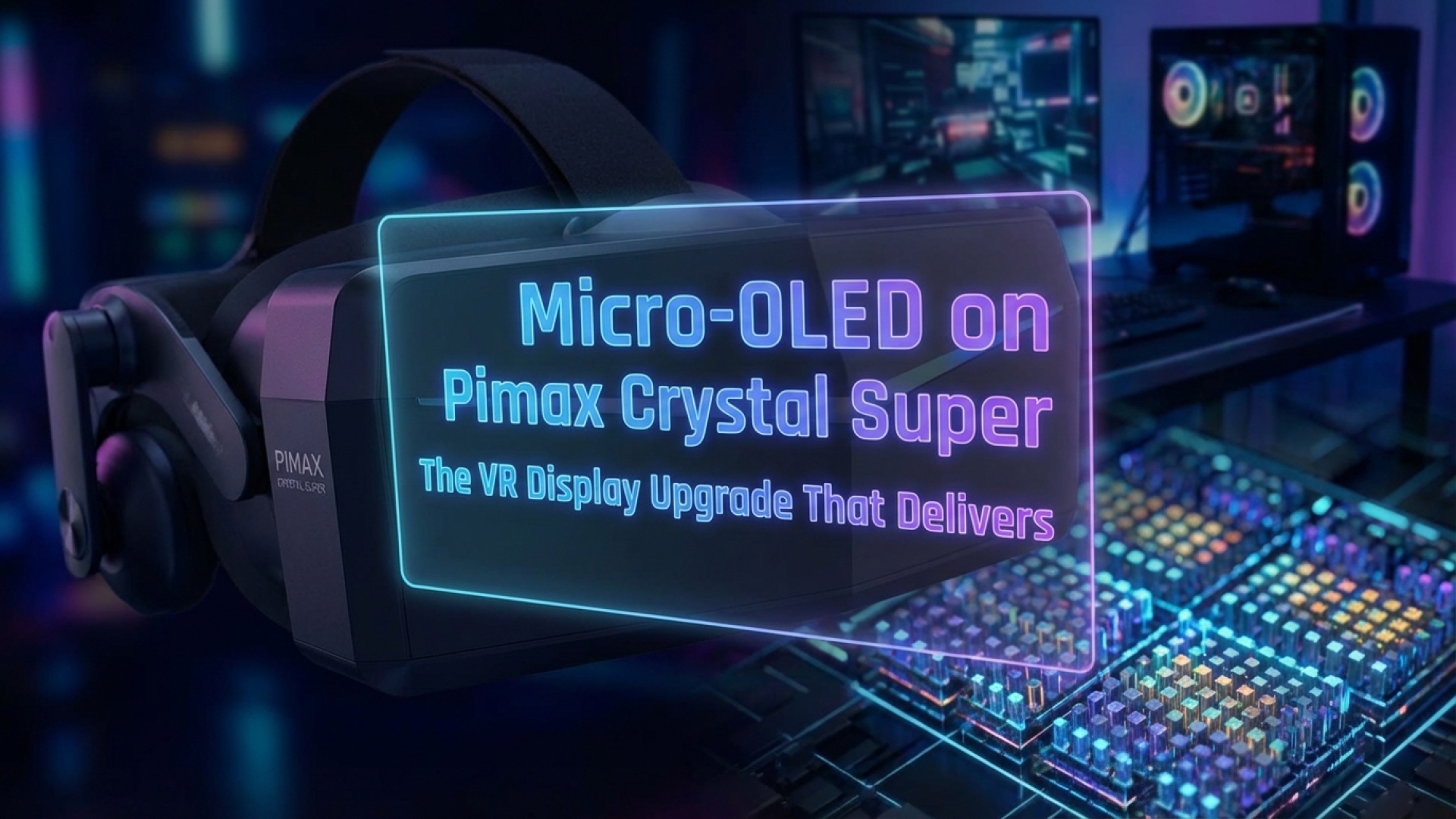 Micro-OLED on Pimax Crystal Super: The VR Display Upgrade That Delivers