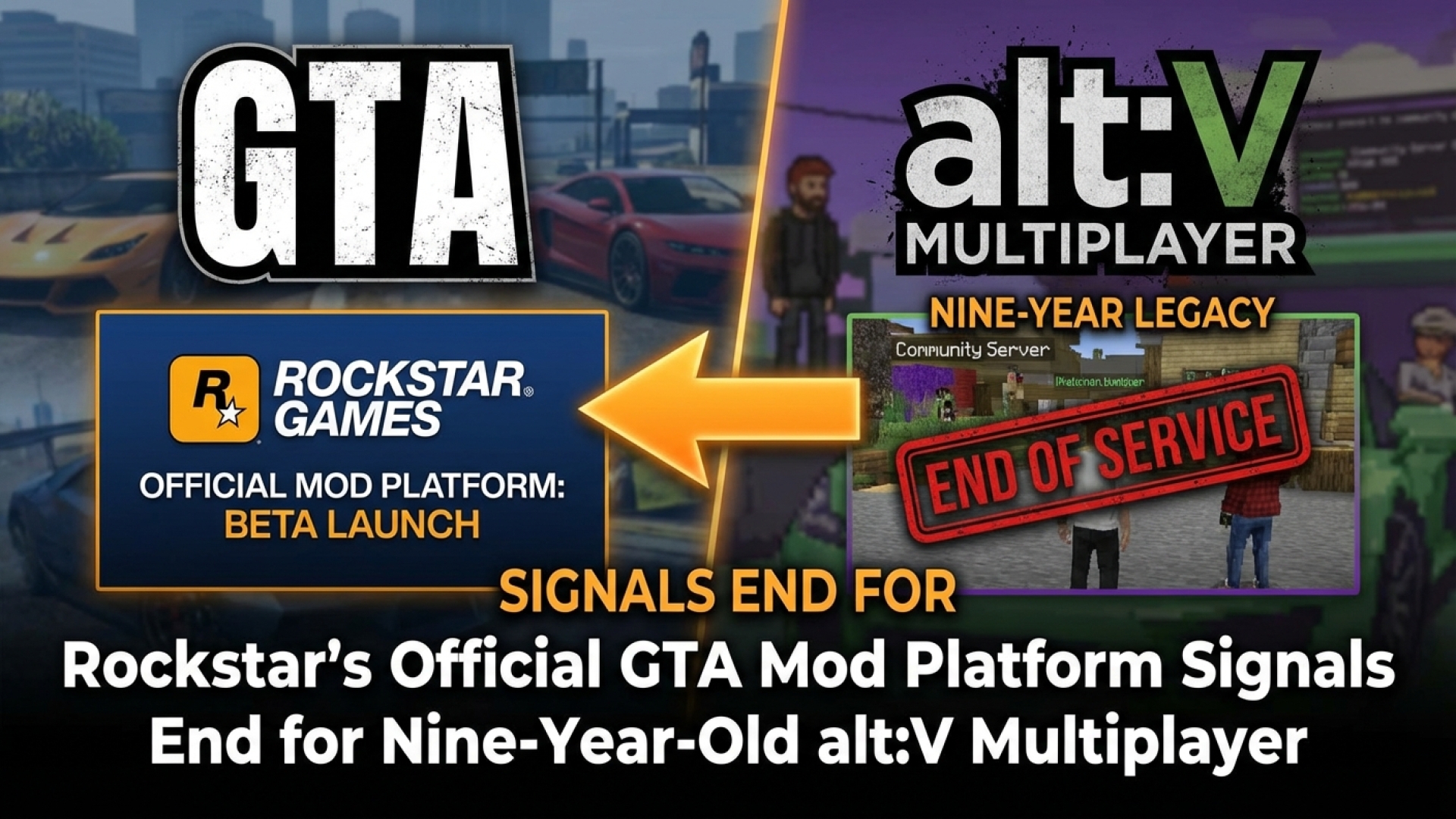 Rockstar’s Official GTA Mod Platform Signals End for Nine-Year-Old alt:V Multiplayer