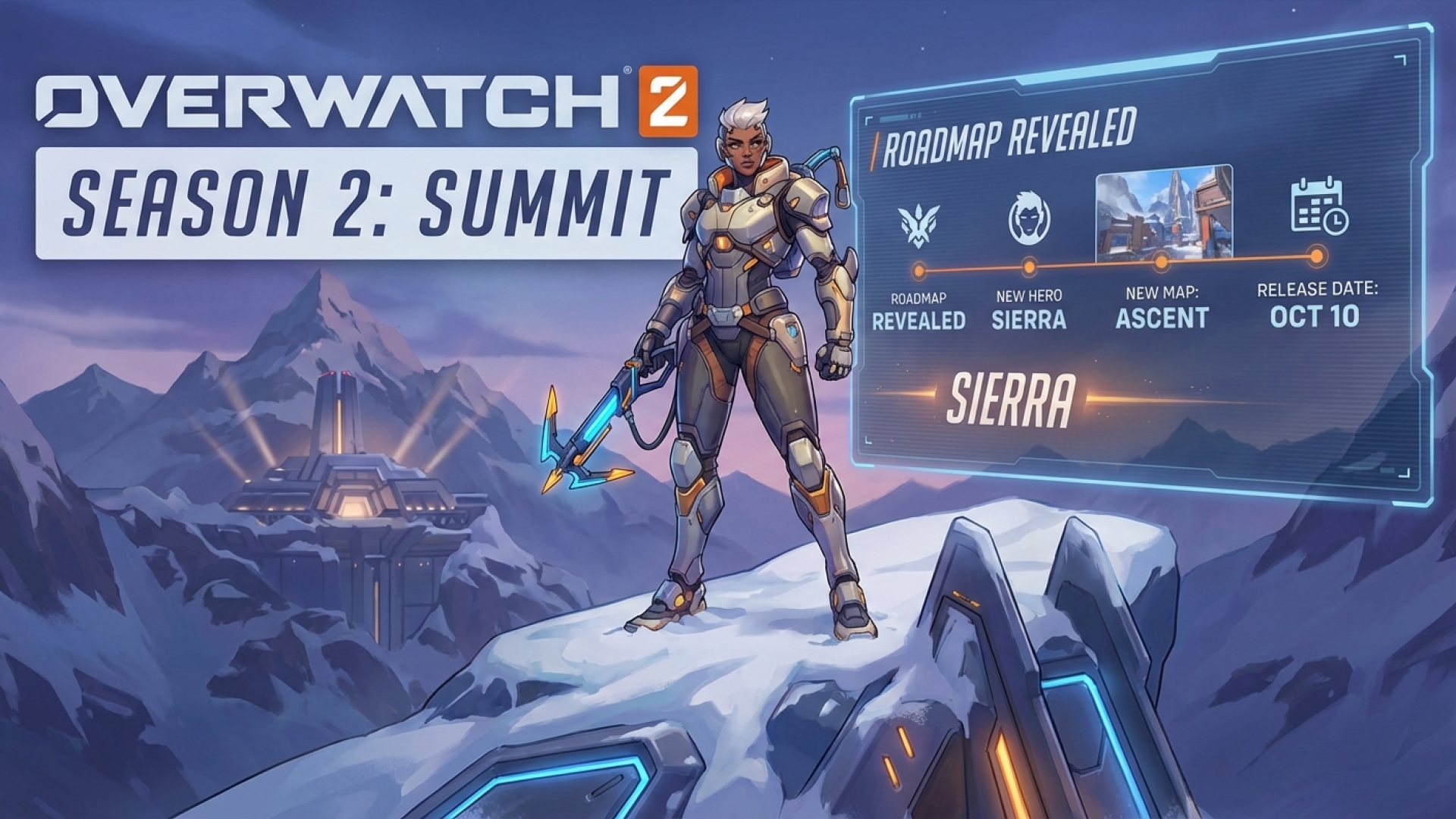 Overwatch Season 2: Summit — Release Date, New Hero Sierra, and Full Roadmap Revealed