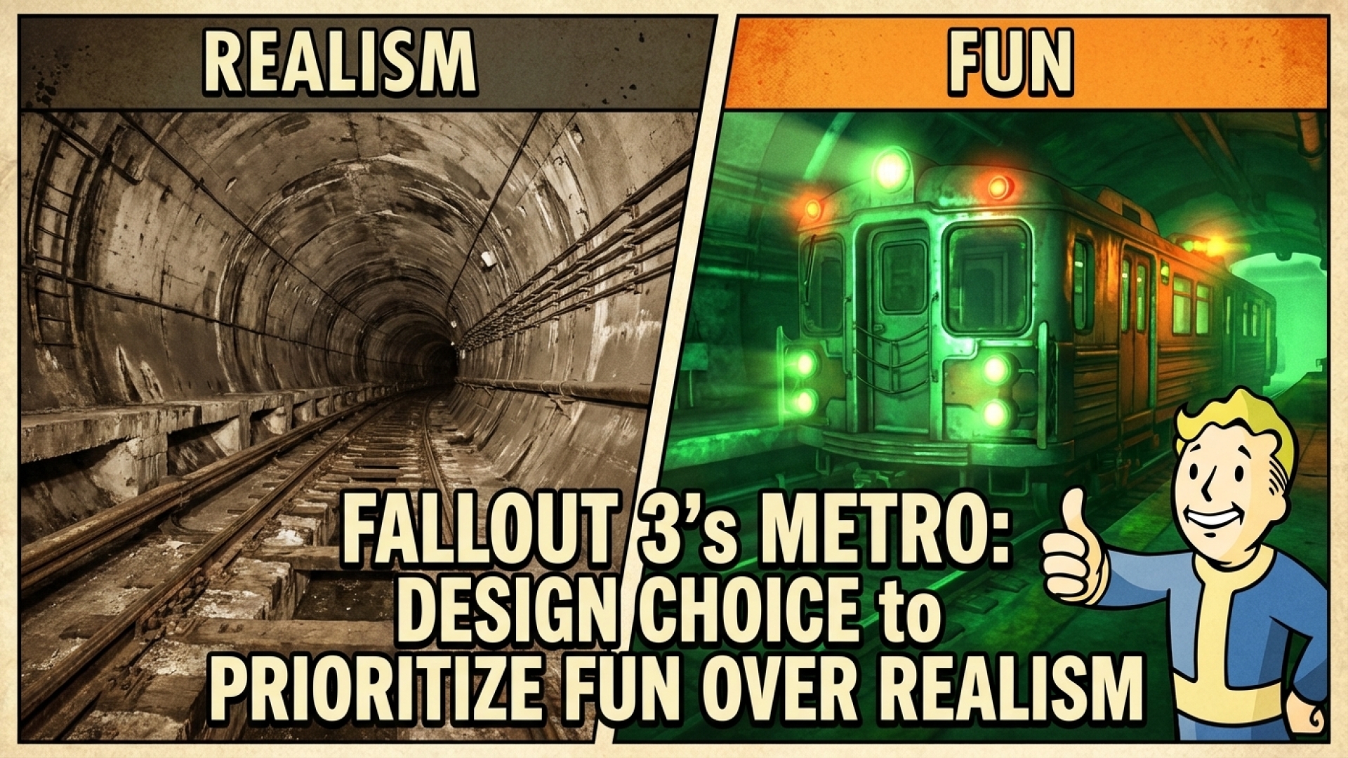 Fallout 3’s Metro System: Bethesda’s Design Choice to Prioritize Fun Over Realism