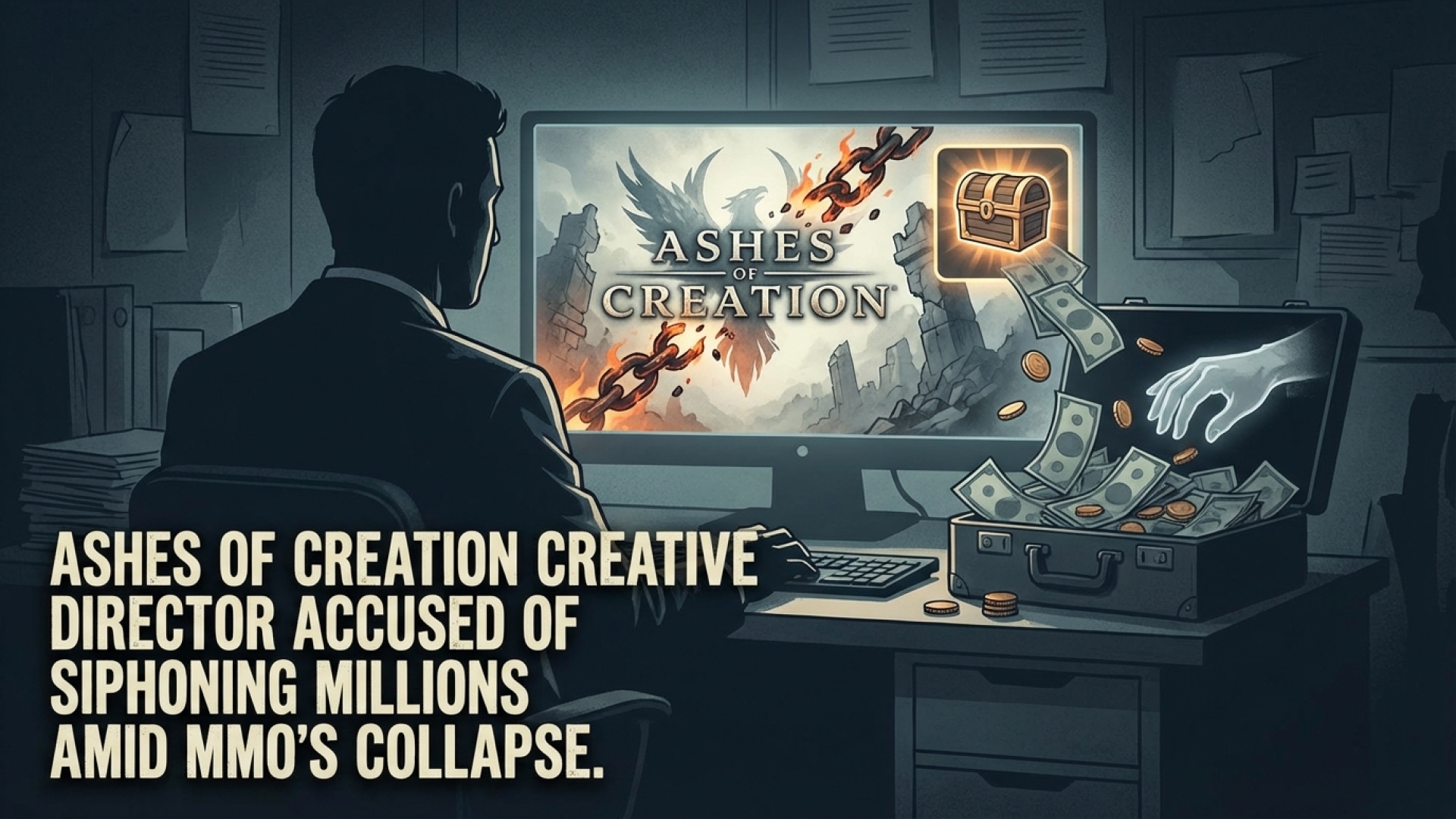 Ashes of Creation Creative Director Accused of Siphoning Millions Amid MMO’s Collapse