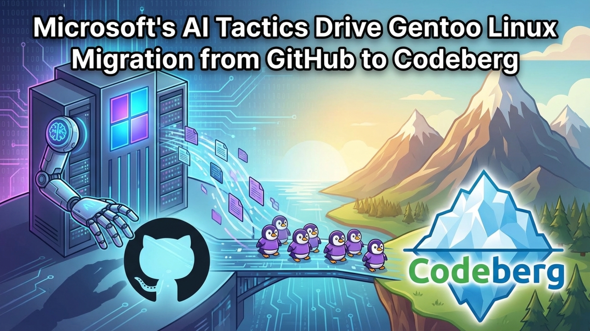 Microsoft’s AI Tactics Drive Gentoo Linux Migration from GitHub to Codeberg