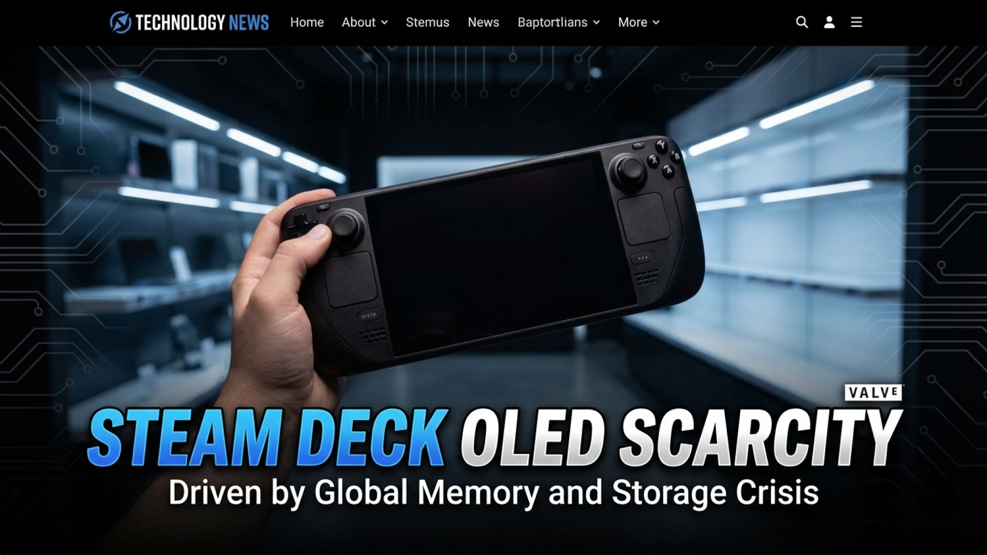 Valve Confirms Steam Deck OLED Scarcity Driven by Global Memory and Storage Crisis