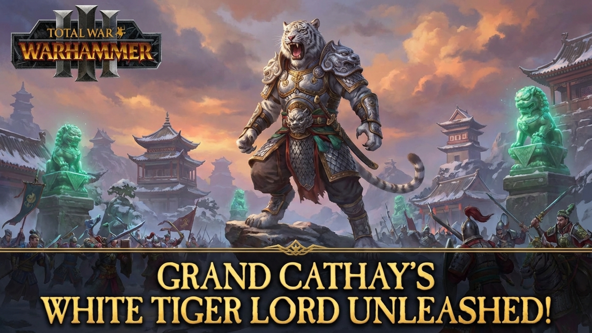 Total War: Warhammer 3 Unleashes Grand Cathay’s Legendary White Tiger Lord in New Character Pack