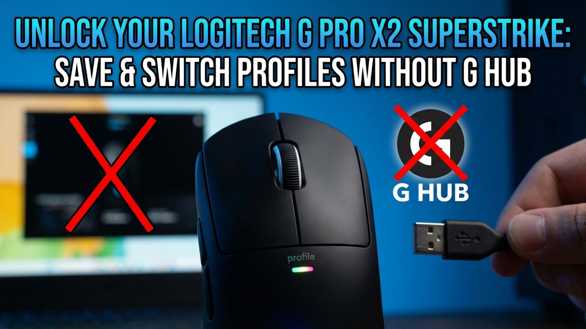 Unlock Your Logitech G Pro X2 Superstrike: Save & Switch Profiles Without G Hub