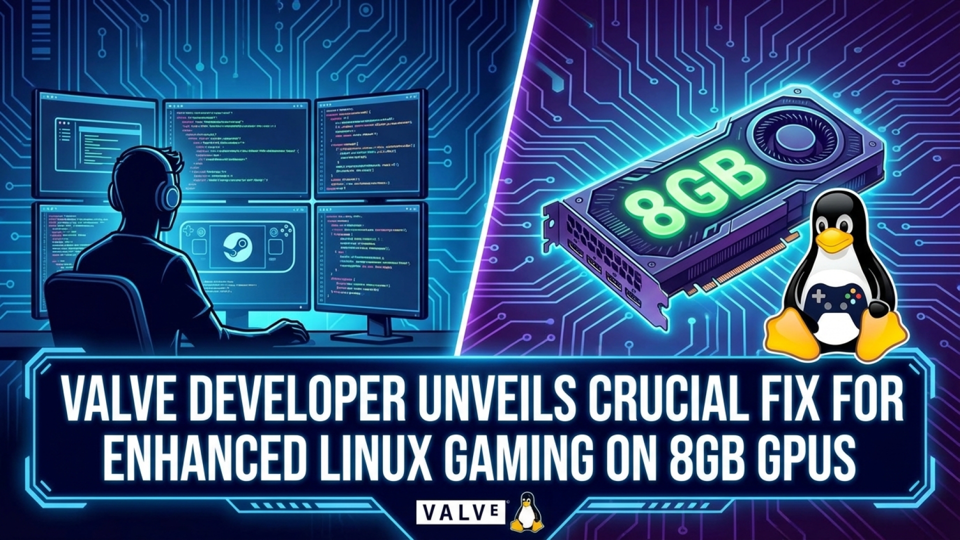 Valve Developer Unveils Crucial Fix for Enhanced Linux Gaming on 8GB GPUs