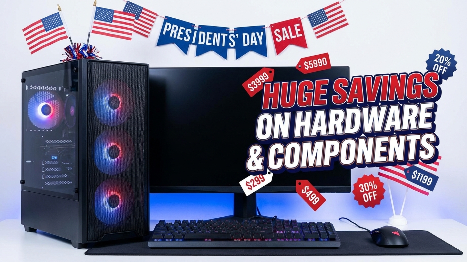Presidents’ Day PC Gaming Deals: Huge Savings on Hardware & Components