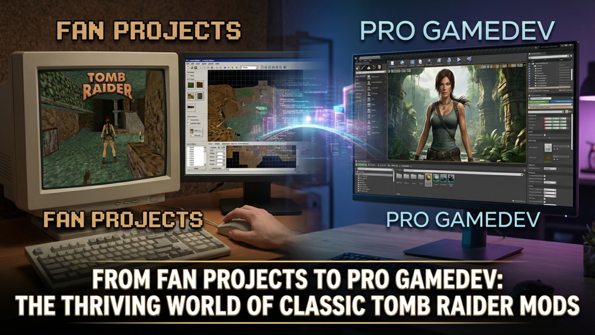 From Fan Projects to Pro Gamedev: The Thriving World of Classic Tomb Raider Mods