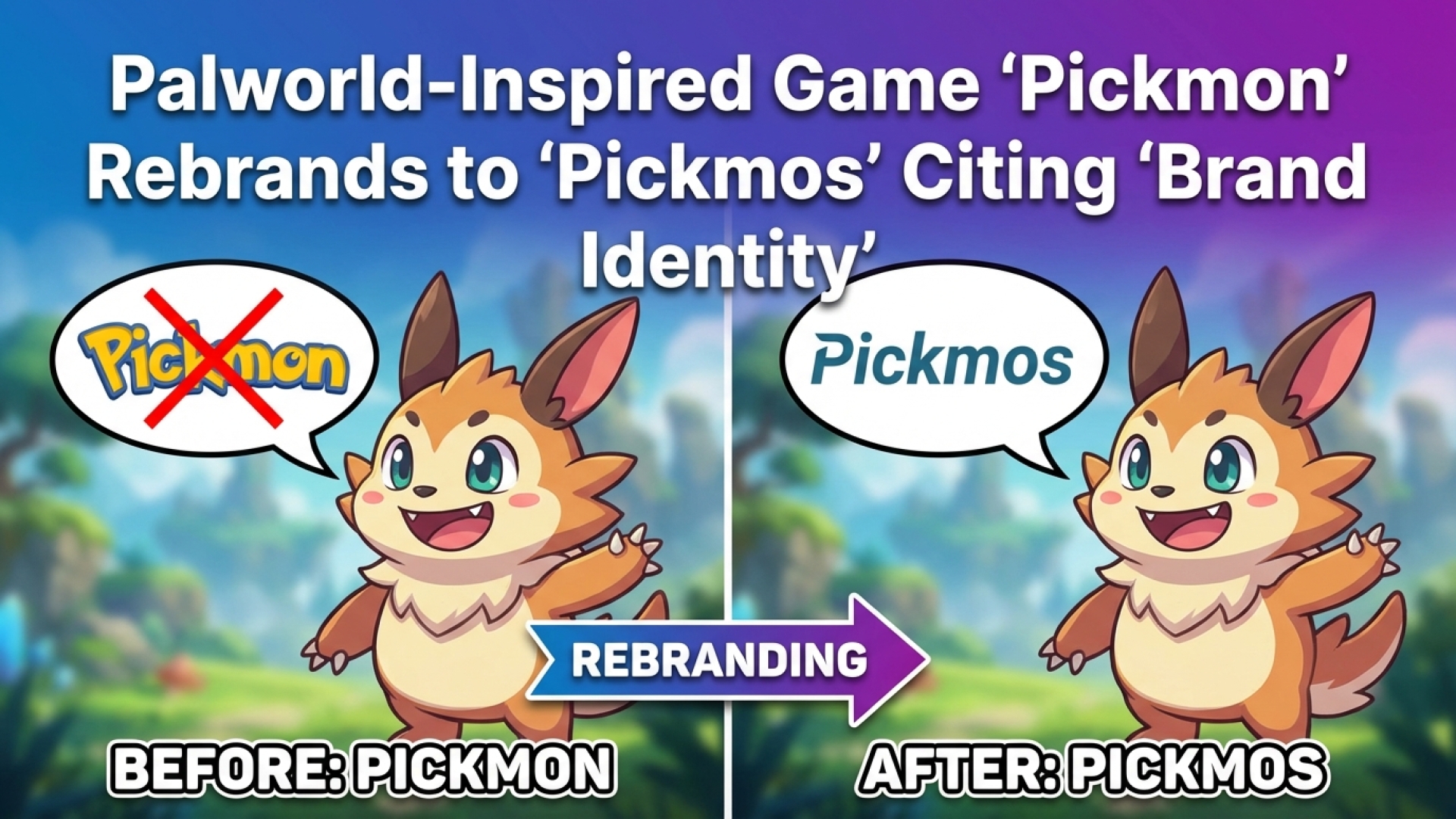 Palworld-Inspired Game ‘Pickmon’ Rebrands to ‘Pickmos’ Citing ‘Brand Identity’