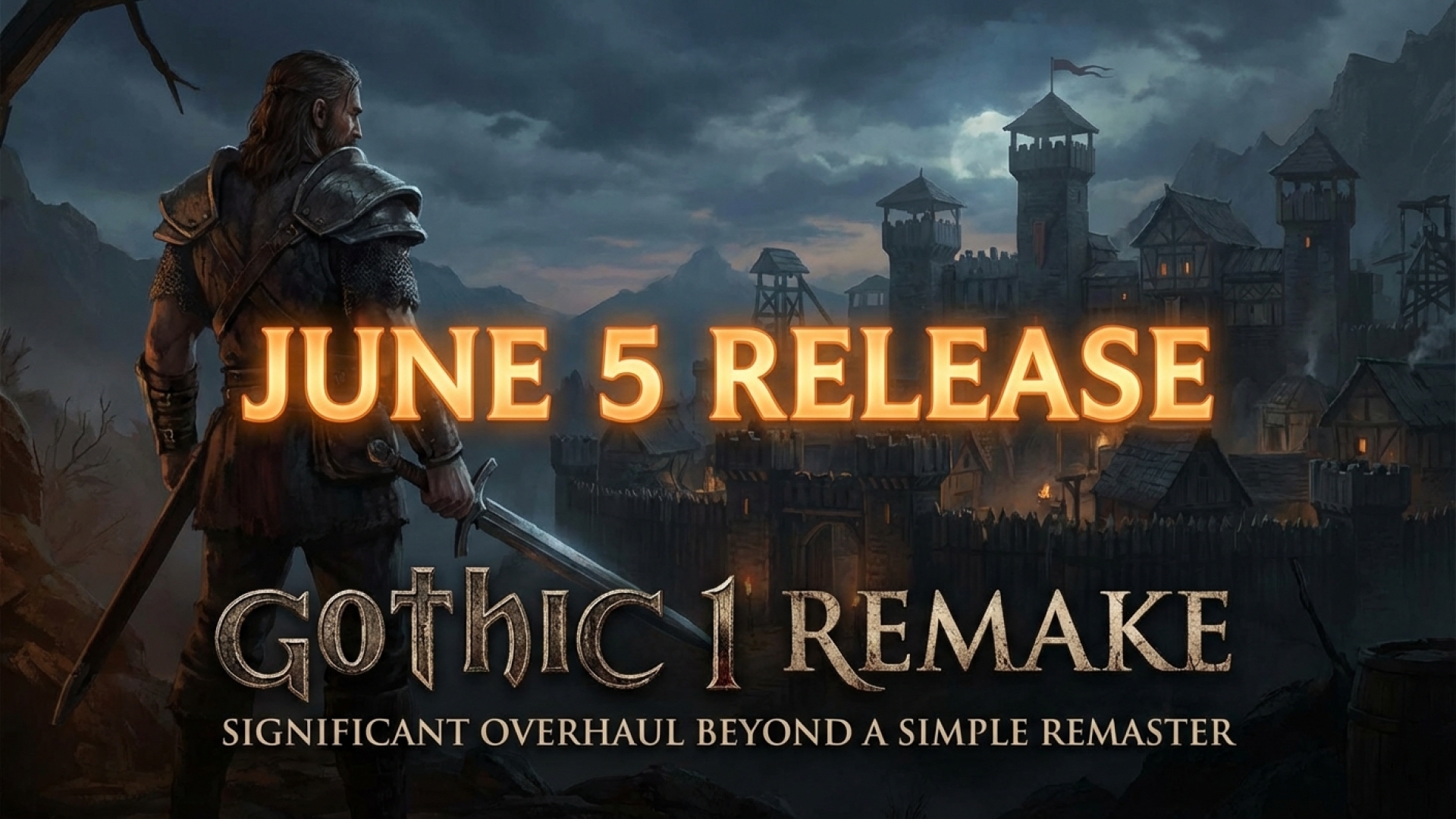 Gothic 1 Remake Confirmed for June 5 Release, Promises Significant Overhaul Beyond a Simple Remaster