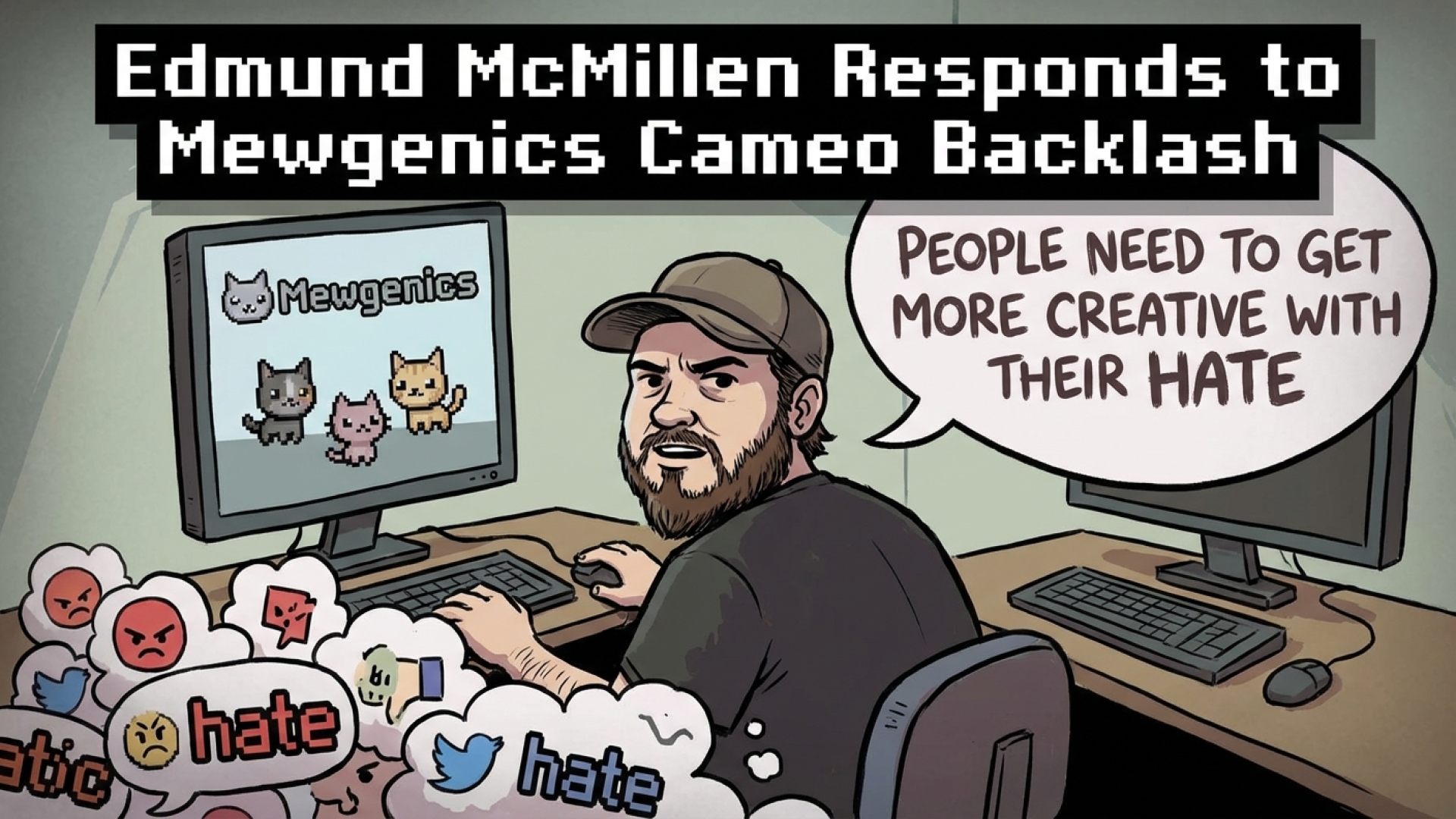 Edmund McMillen Responds to Mewgenics Cameo Backlash: ‘People Need to Get More Creative With Their Hate’