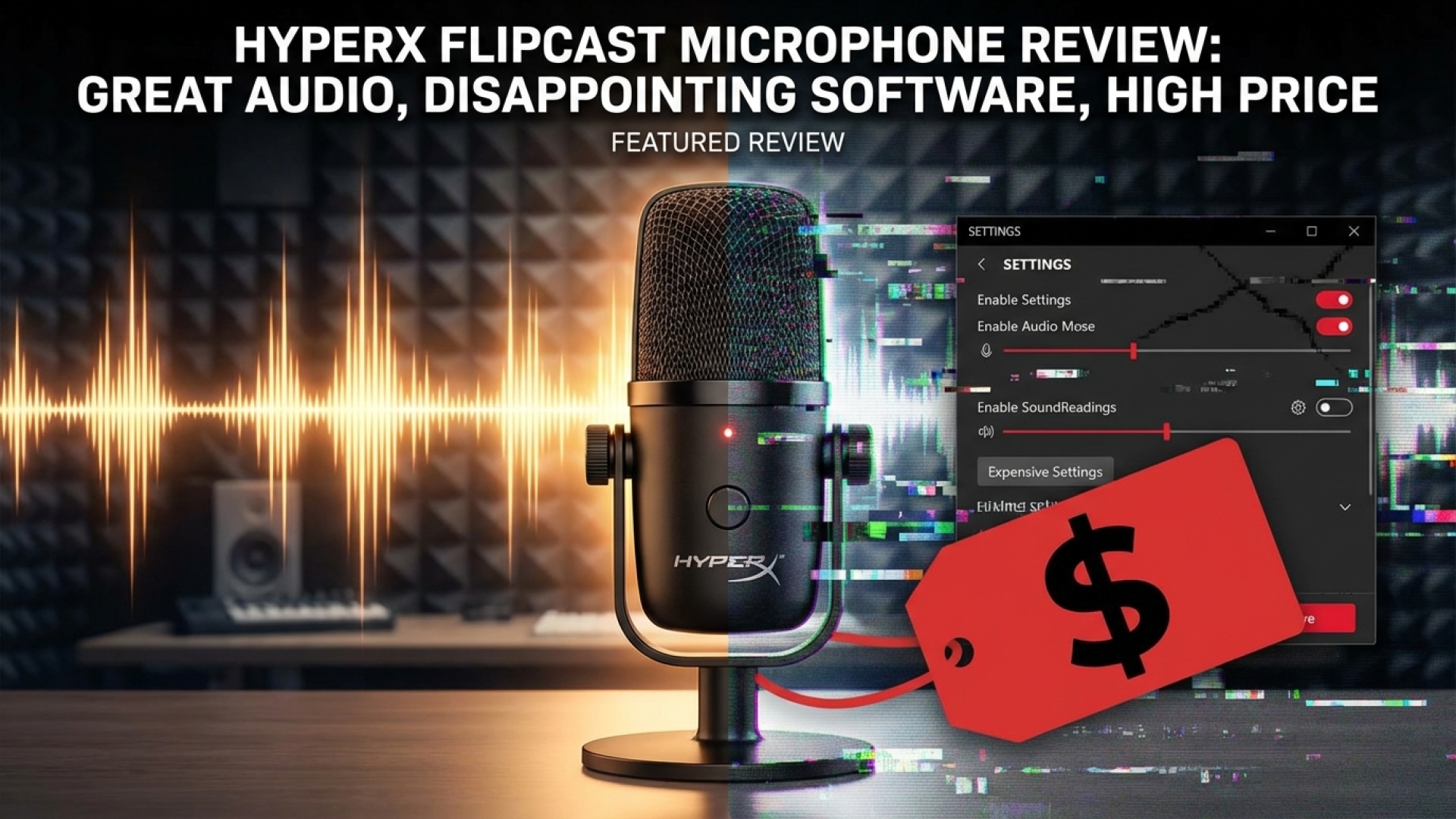 HyperX FlipCast Microphone Review: Great Audio, Disappointing Software, High Price
