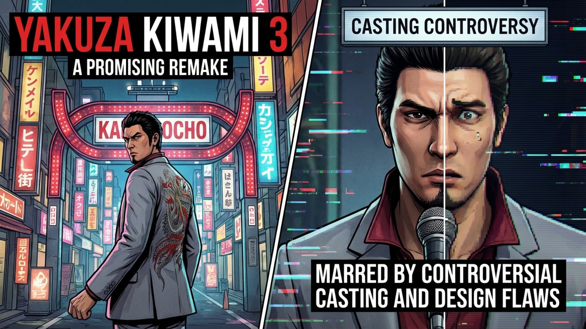 Yakuza Kiwami 3: A Promising Remake Marred by Controversial Casting and Design Flaws