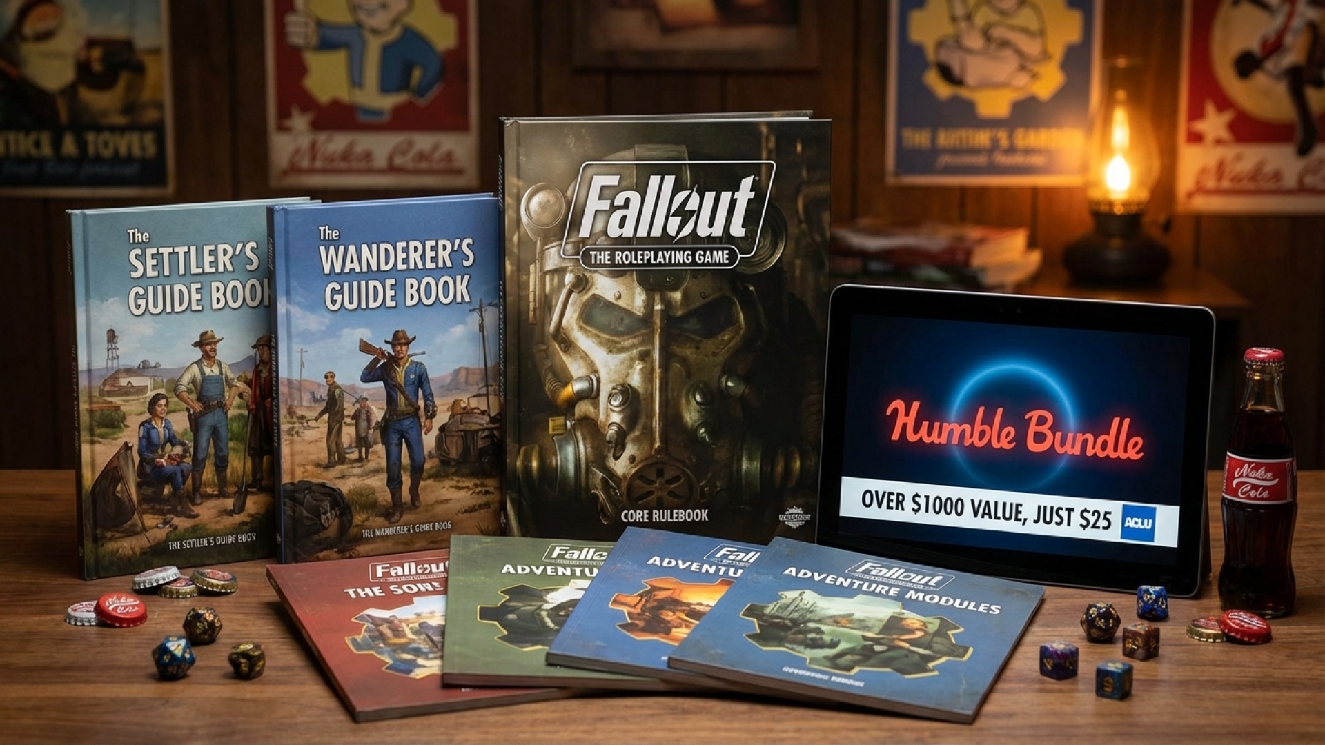 Score Over $1000 of Fallout Tabletop RPG Content for Just $25 in Humble Bundle, Benefiting the ACLU