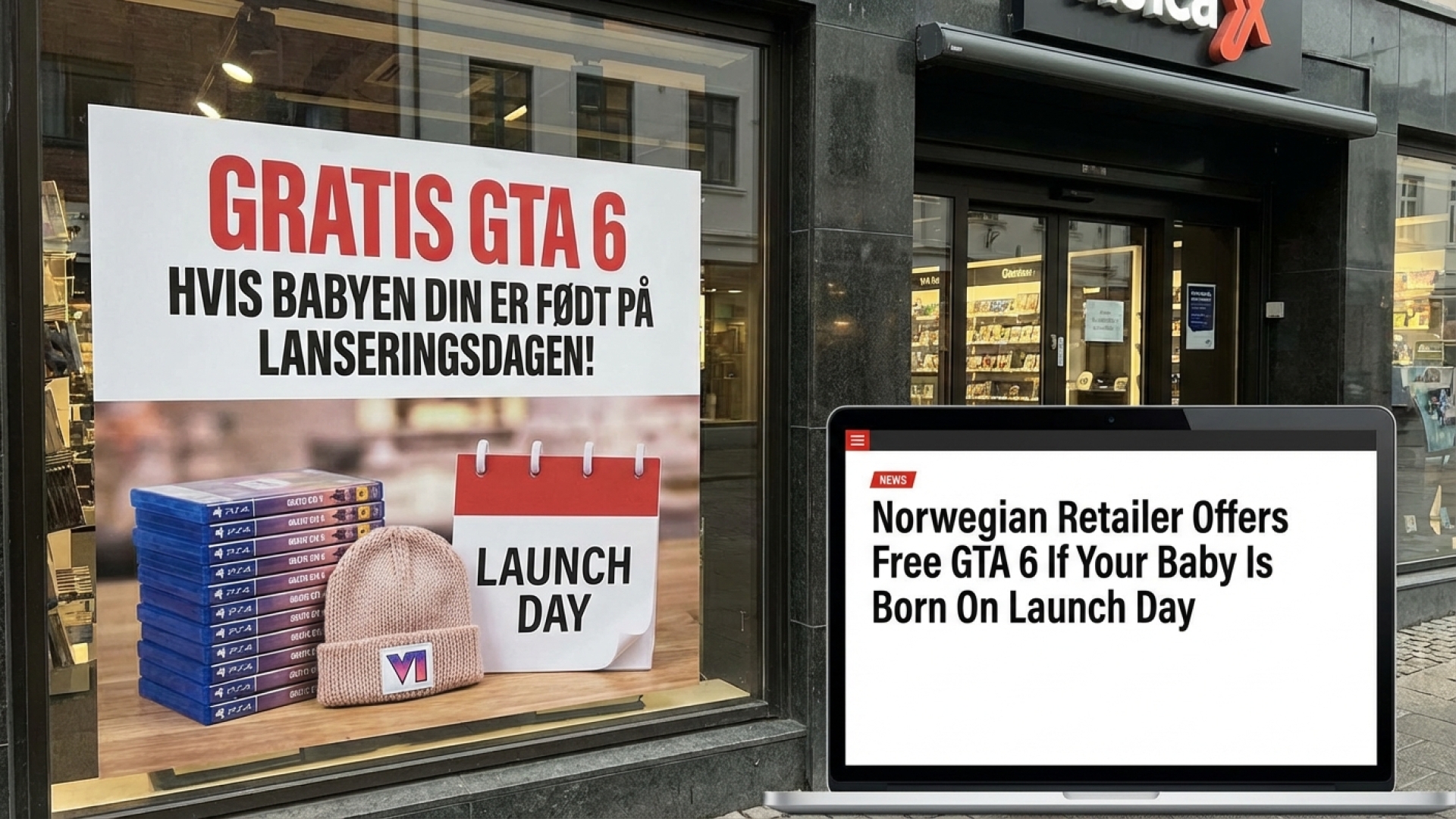 Norwegian Retailer Offers Free GTA 6 If Your Baby Is Born On Launch Day