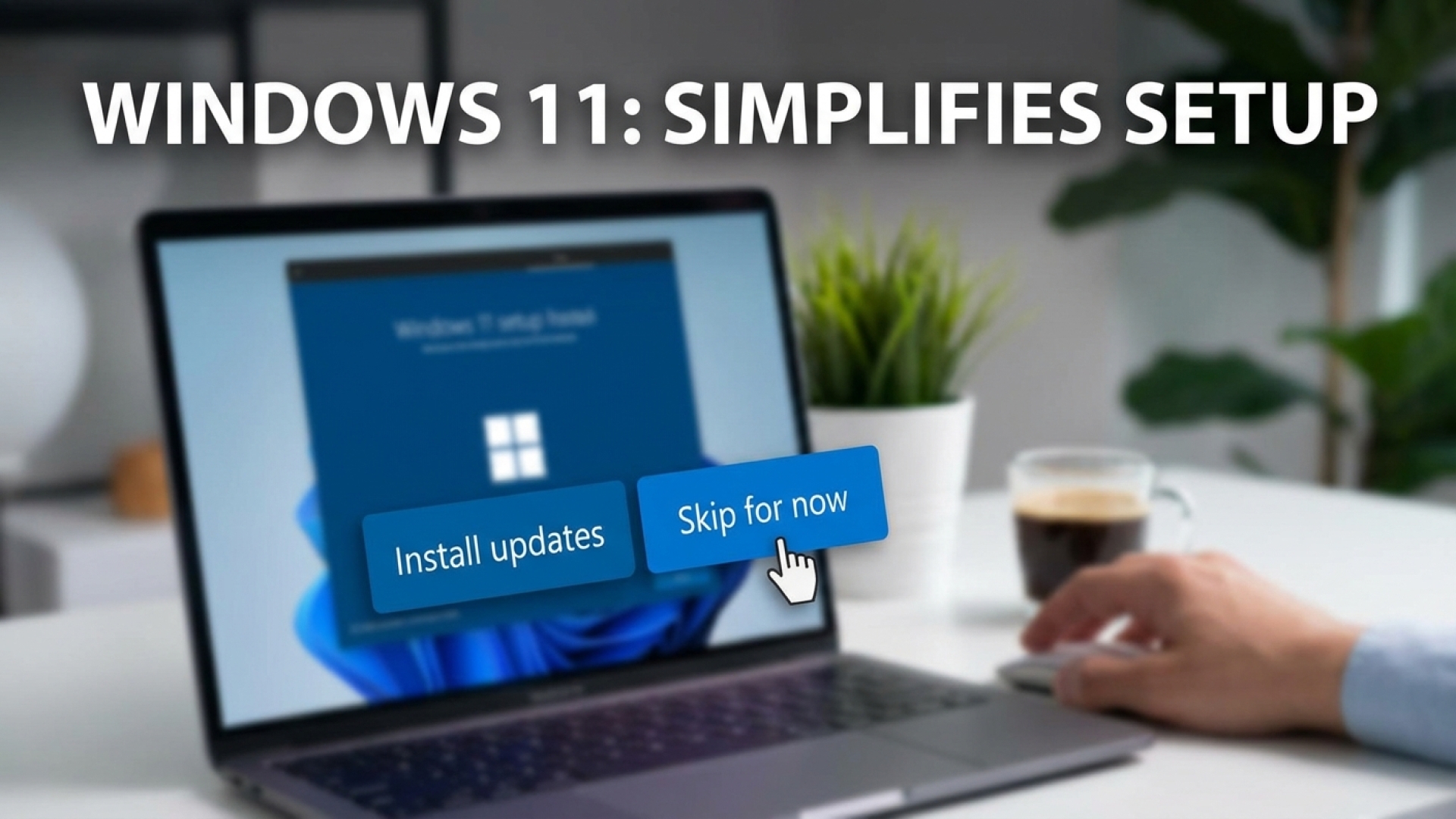 Windows 11 Simplifies Setup: Users Can Now Skip Initial Updates