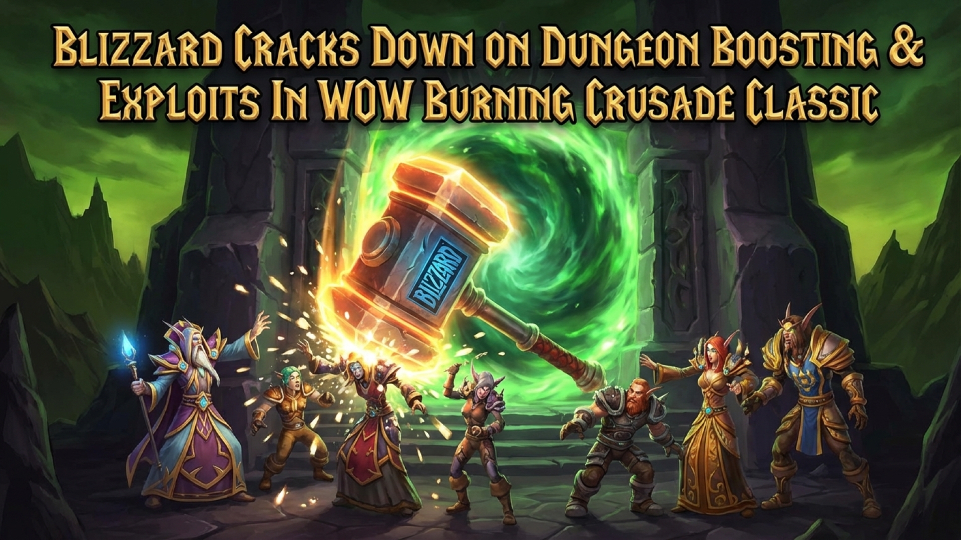 Blizzard Cracks Down on Dungeon Boosting and Exploits in WoW Burning Crusade Classic