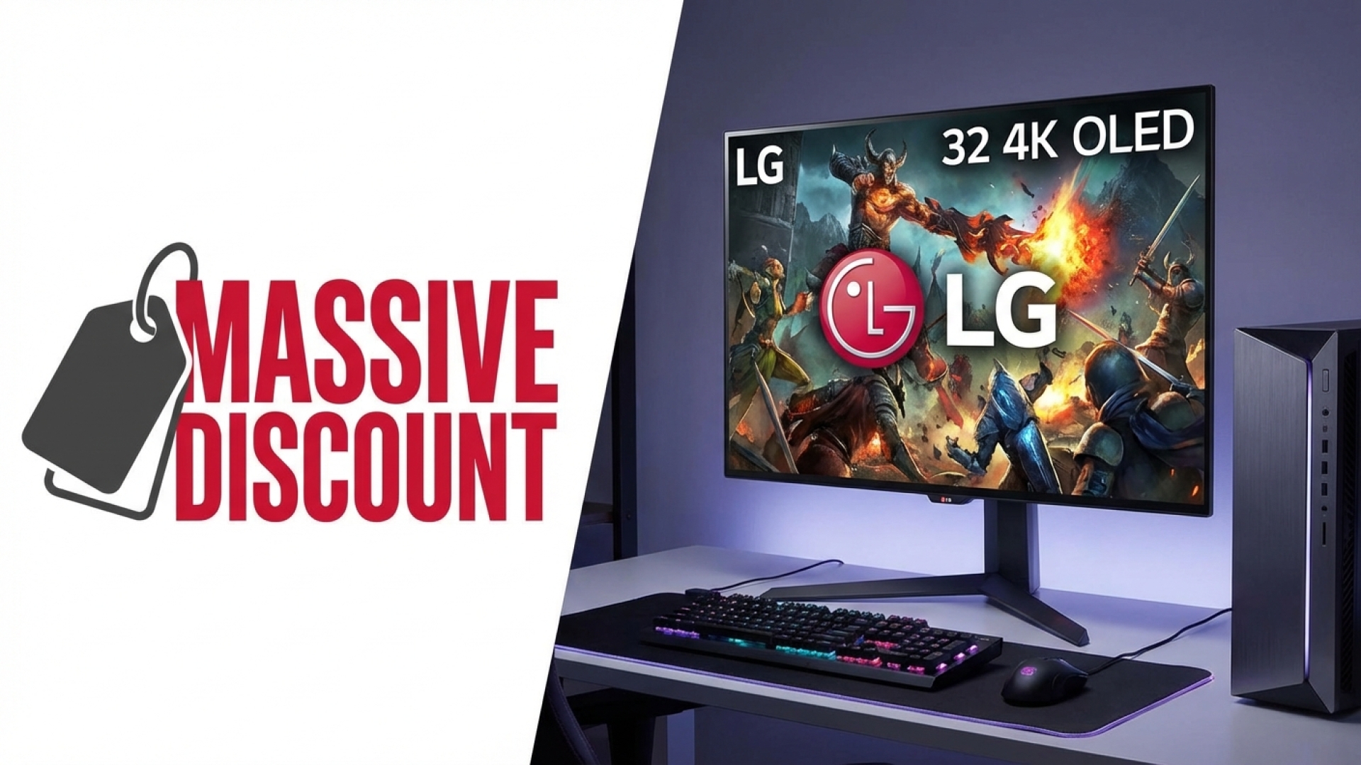 Score a Massive Discount on LG’s 32-inch 4K OLED Gaming Monitor