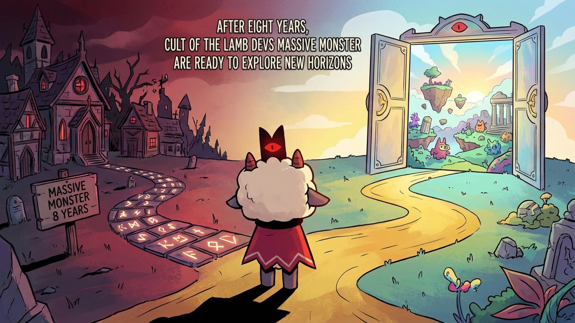 After Eight Years, Cult of the Lamb Devs Massive Monster Are Ready to Explore New Horizons