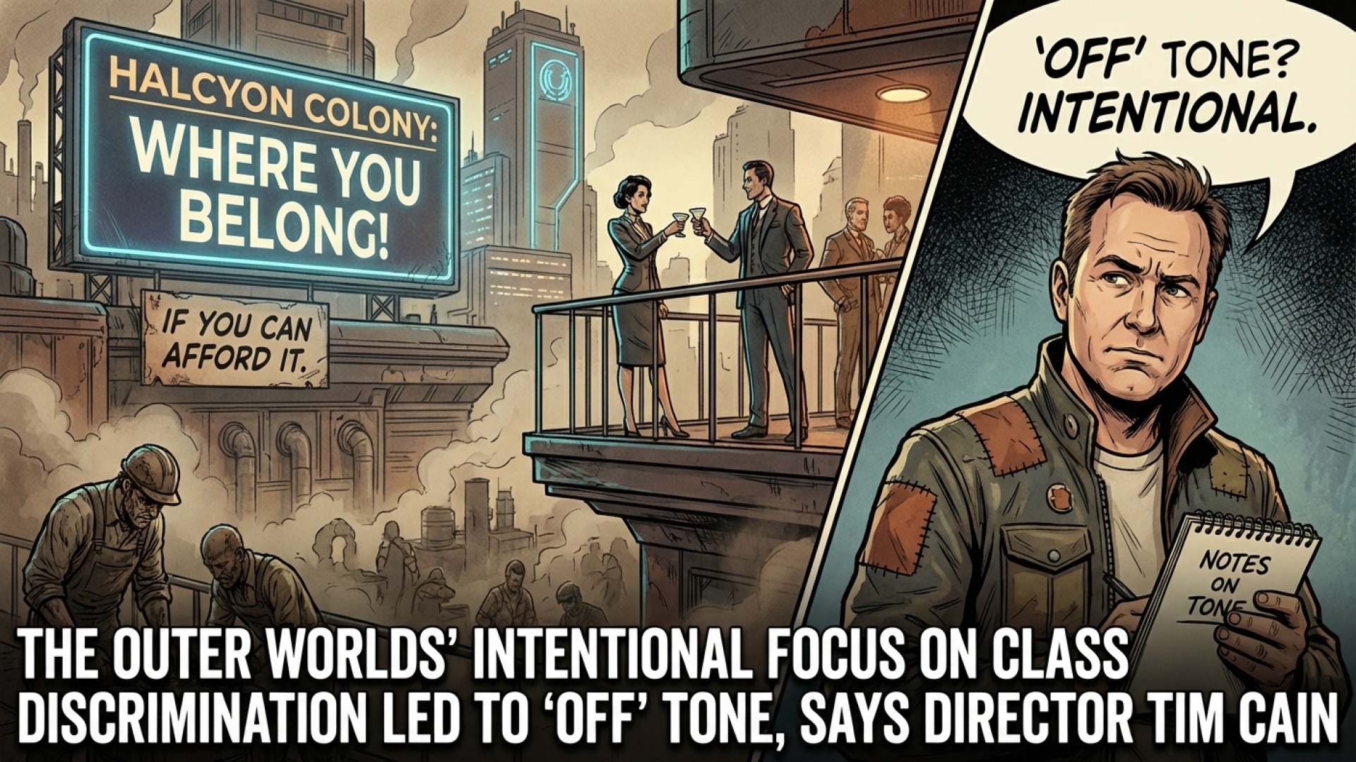 The Outer Worlds’ Intentional Focus on Class Discrimination Led to ‘Off’ Tone, Says Director Tim Cain