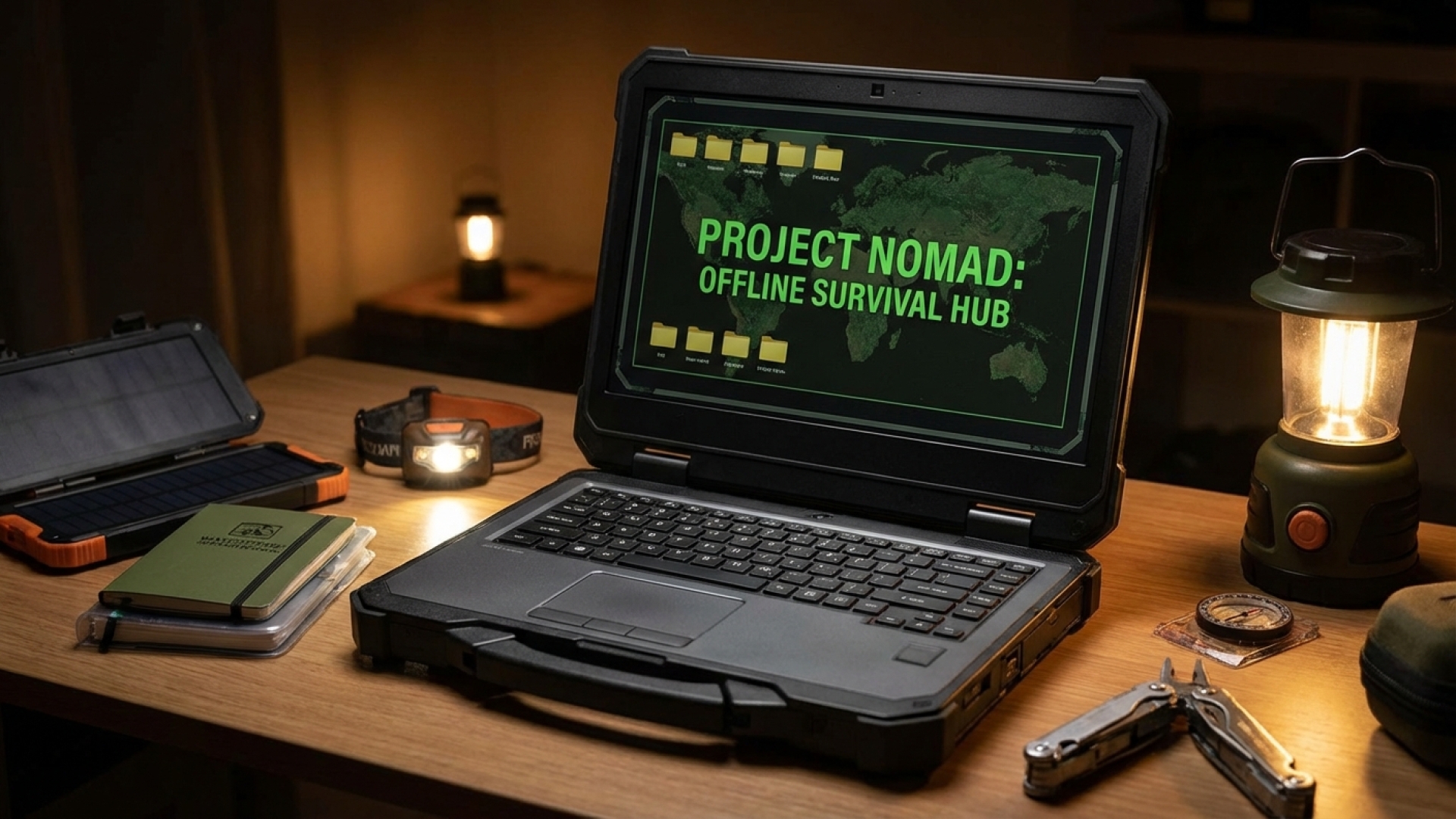 How I Transformed My Gaming Laptop into an Offline Survival Knowledge Hub with Project NOMAD
