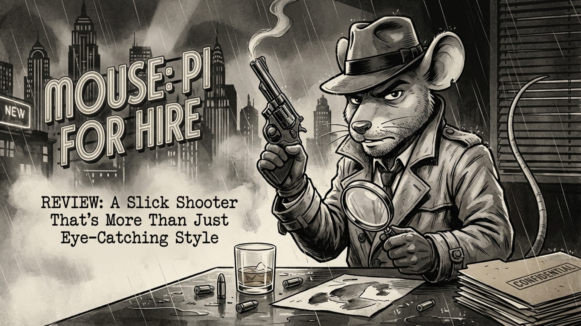 Mouse: PI For Hire Review: A Slick Shooter That’s More Than Just Eye-Catching Style