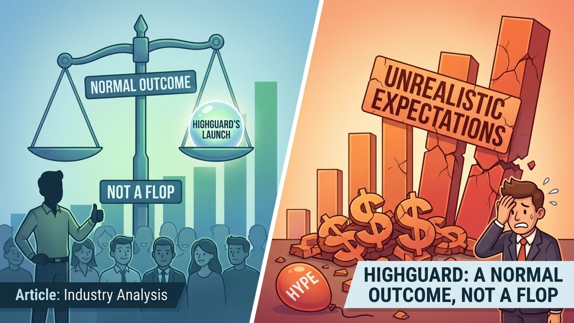 Highguard’s Launch: A Normal Outcome, Not a Flop, Amidst Unrealistic Industry Expectations