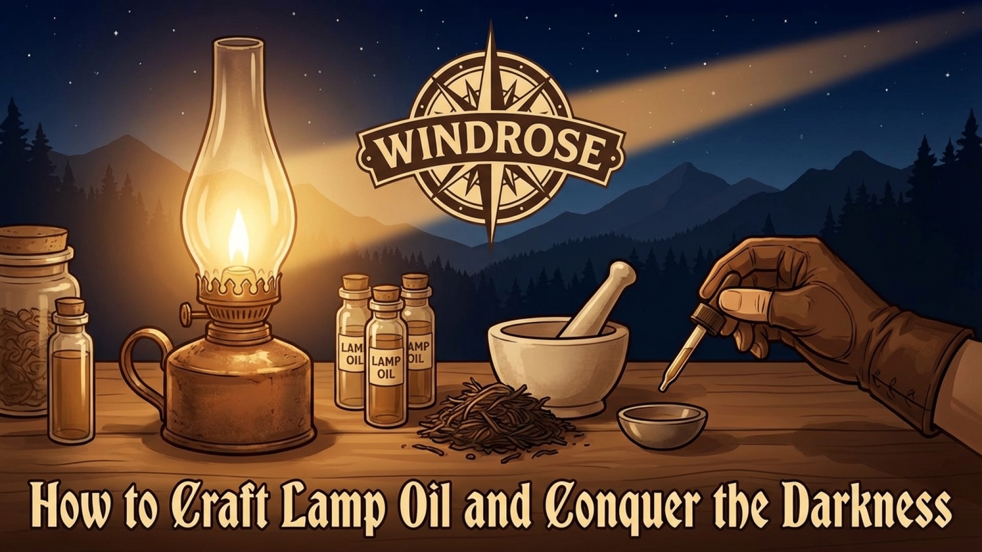 Windrose: How to Craft Lamp Oil and Conquer the Darkness