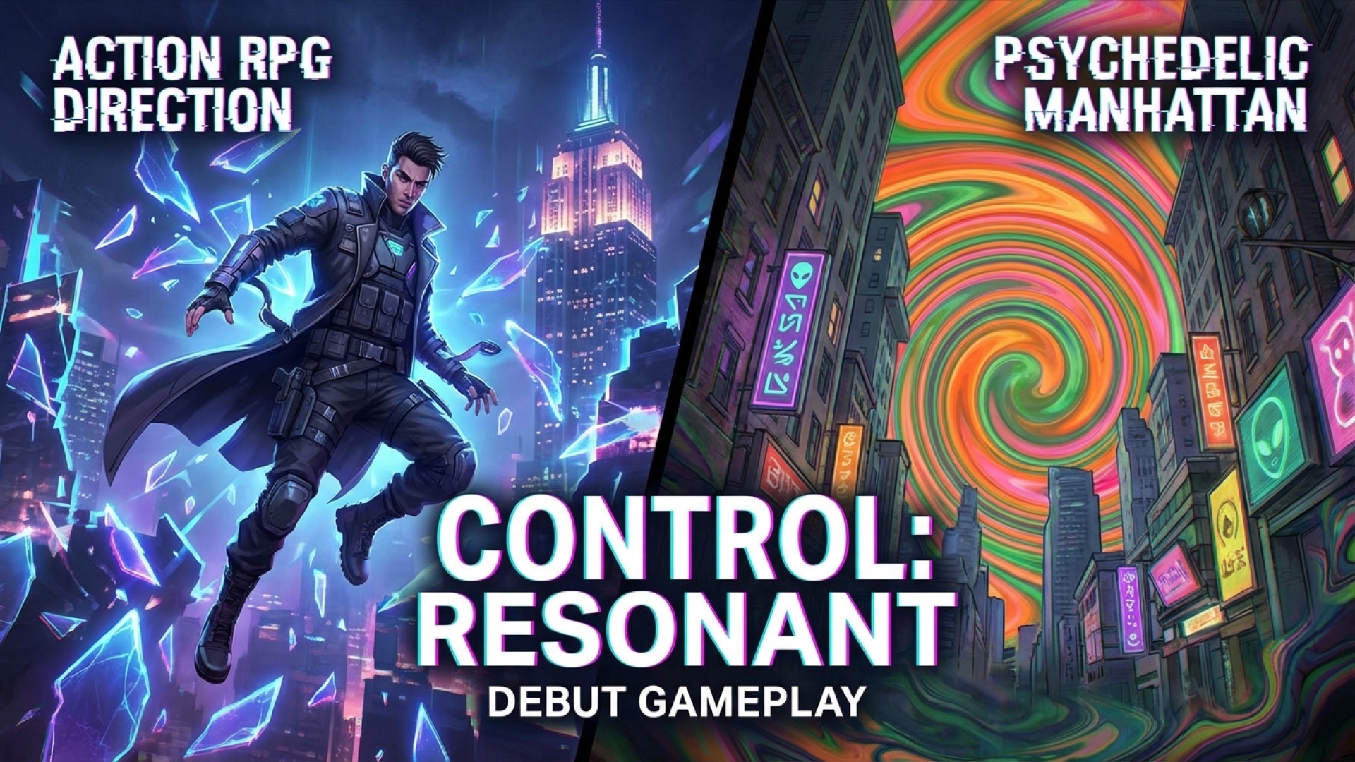 Control: Resonant Unveils Its Action RPG Direction and Psychedelic Manhattan in Debut Gameplay