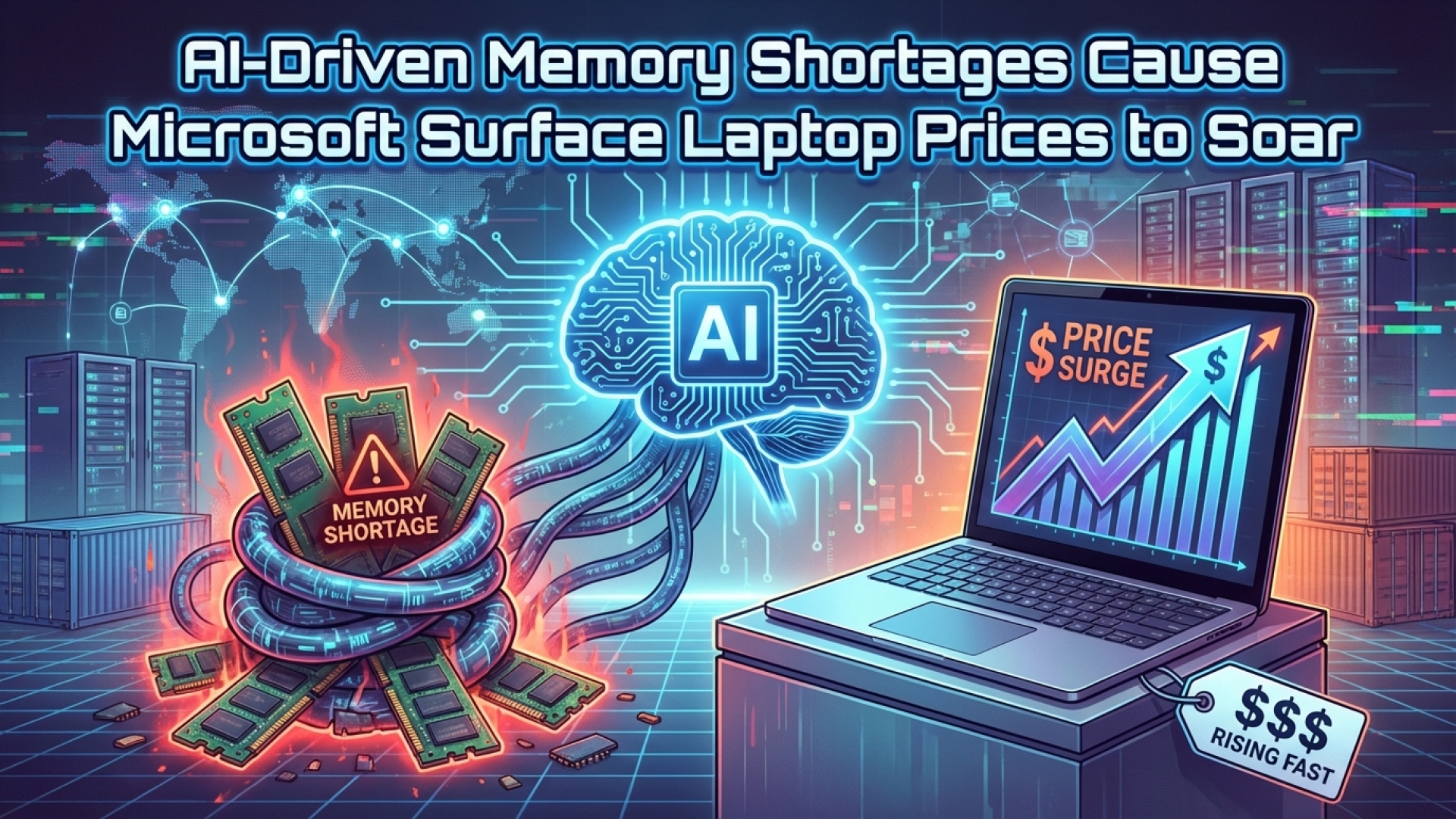 AI-Driven Memory Shortages Cause Microsoft Surface Laptop Prices to Soar