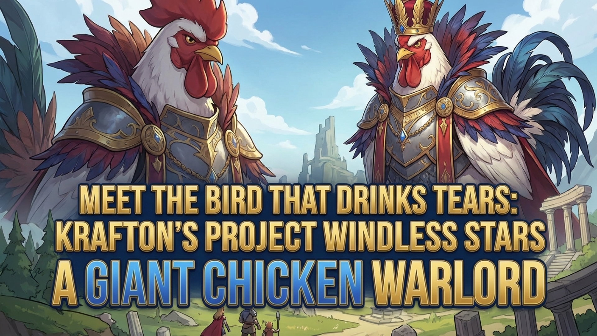 Meet The Bird That Drinks Tears: Krafton’s Project Windless Stars a Giant Chicken Warlord