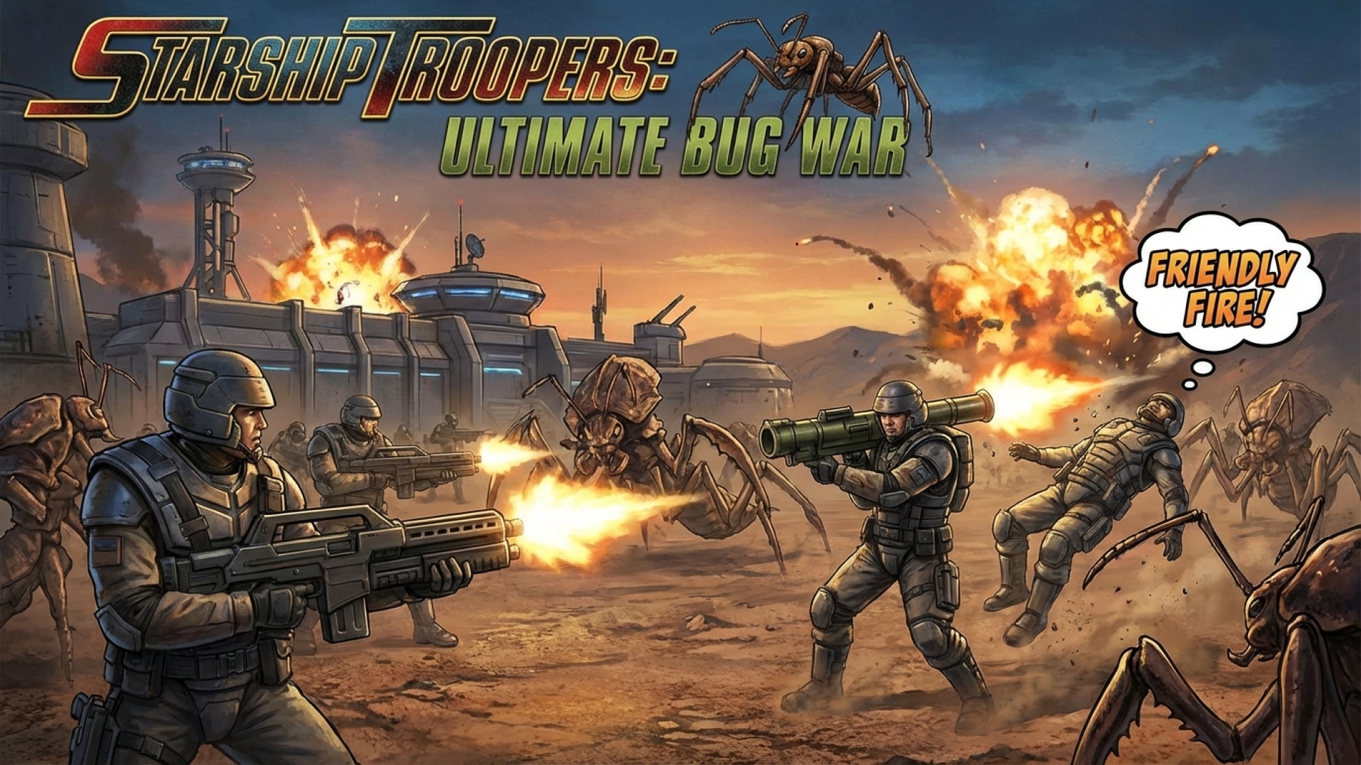 Starship Troopers: Ultimate Bug War Demo Delivers Explosive Action and Accidental Friendly Fire