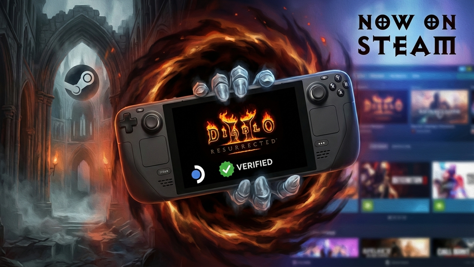 Diablo 2: Resurrected Arrives on Steam, Verified for Steam Deck