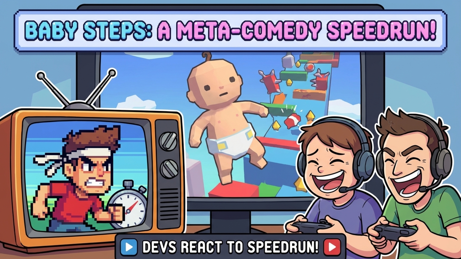 Baby Steps Developers’ Speedrun Reaction is a Masterclass in Meta-Comedy