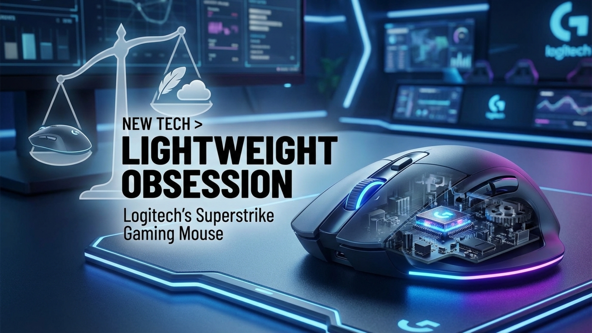 Logitech’s Superstrike Gaming Mouse Proves New Tech Outweighs Lightweight Obsession