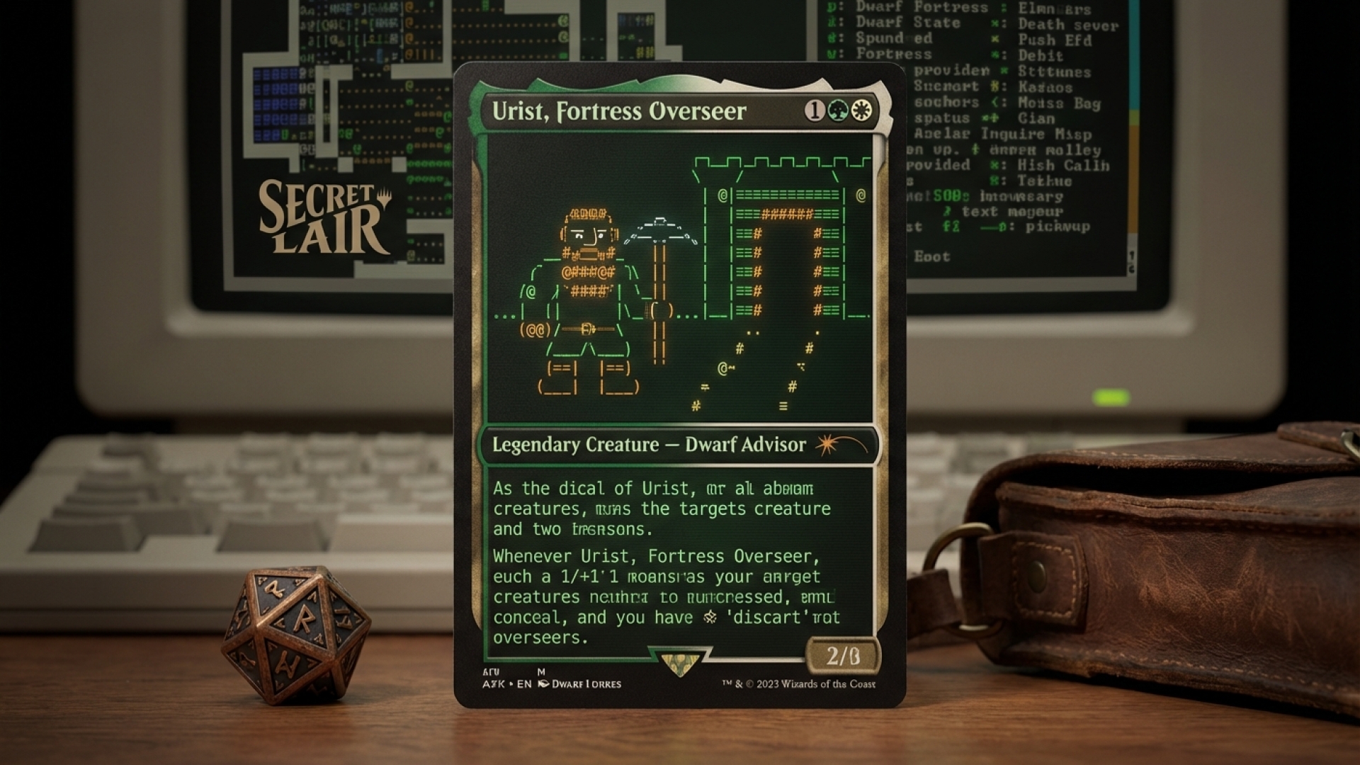 Dwarf Fortress Arrives in Magic: The Gathering with Unique ASCII Art Secret Lair Drop