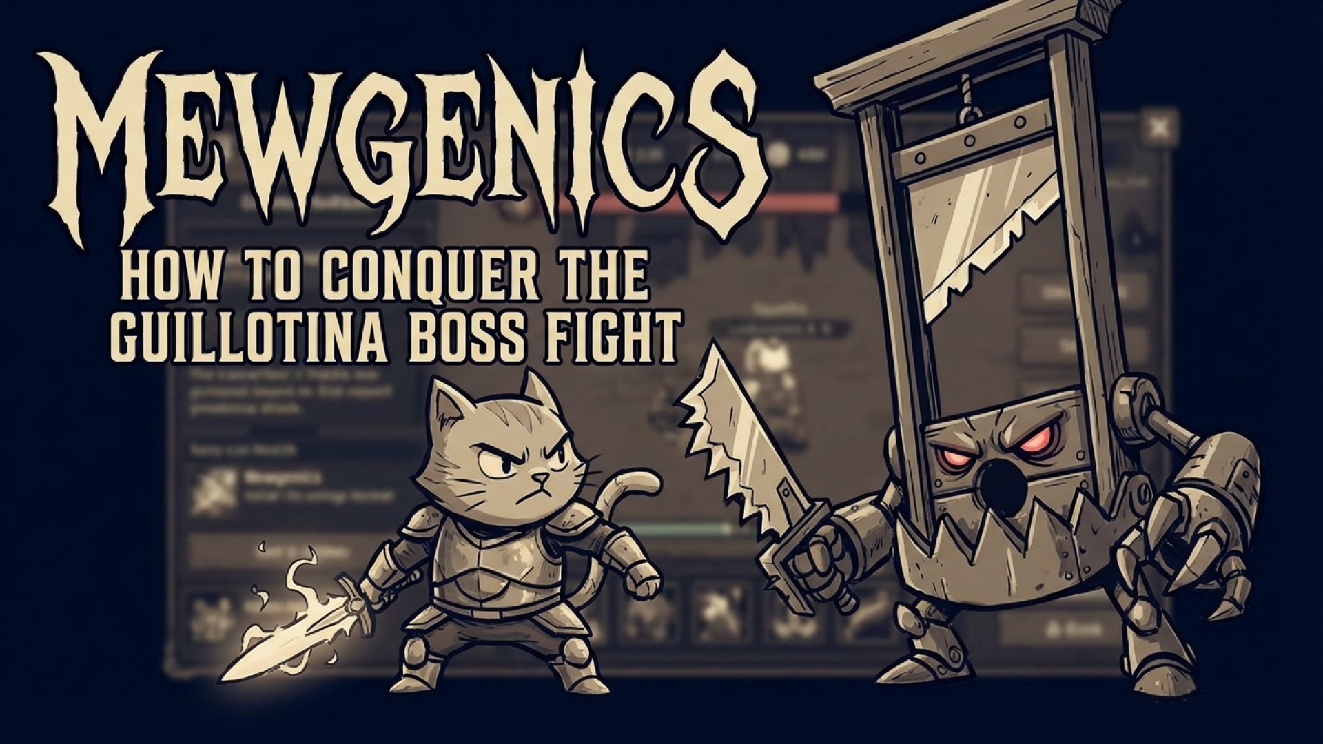 Mewgenics: How to Conquer the Guillotina Boss Fight