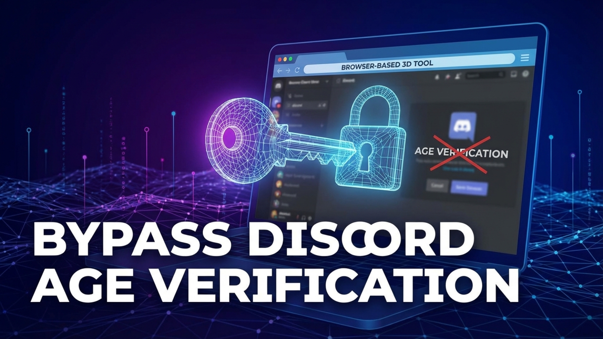 Browser-Based 3D Tool Emerges to Bypass Discord Age Verification