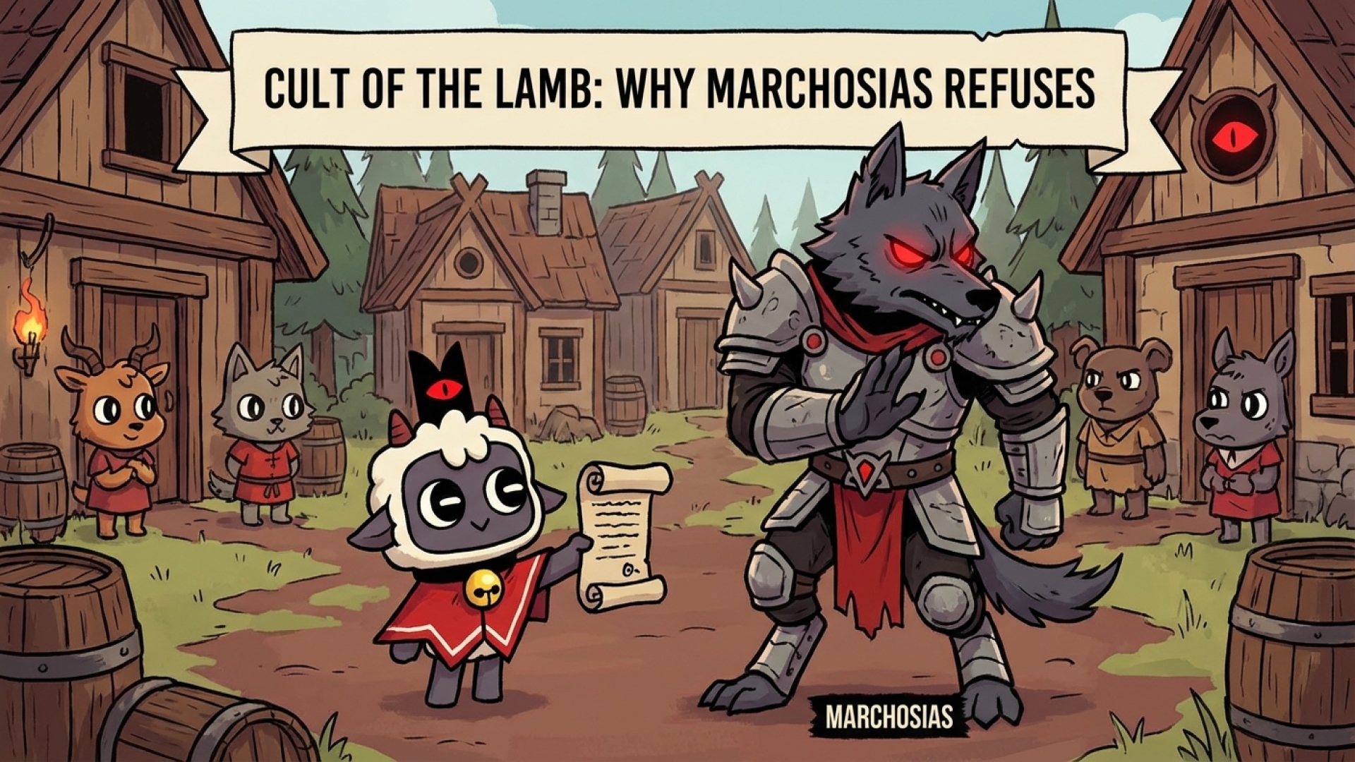 Cult of the Lamb Devs Explain Why Marchosias Refuses to Join Your Cult in Woolhaven