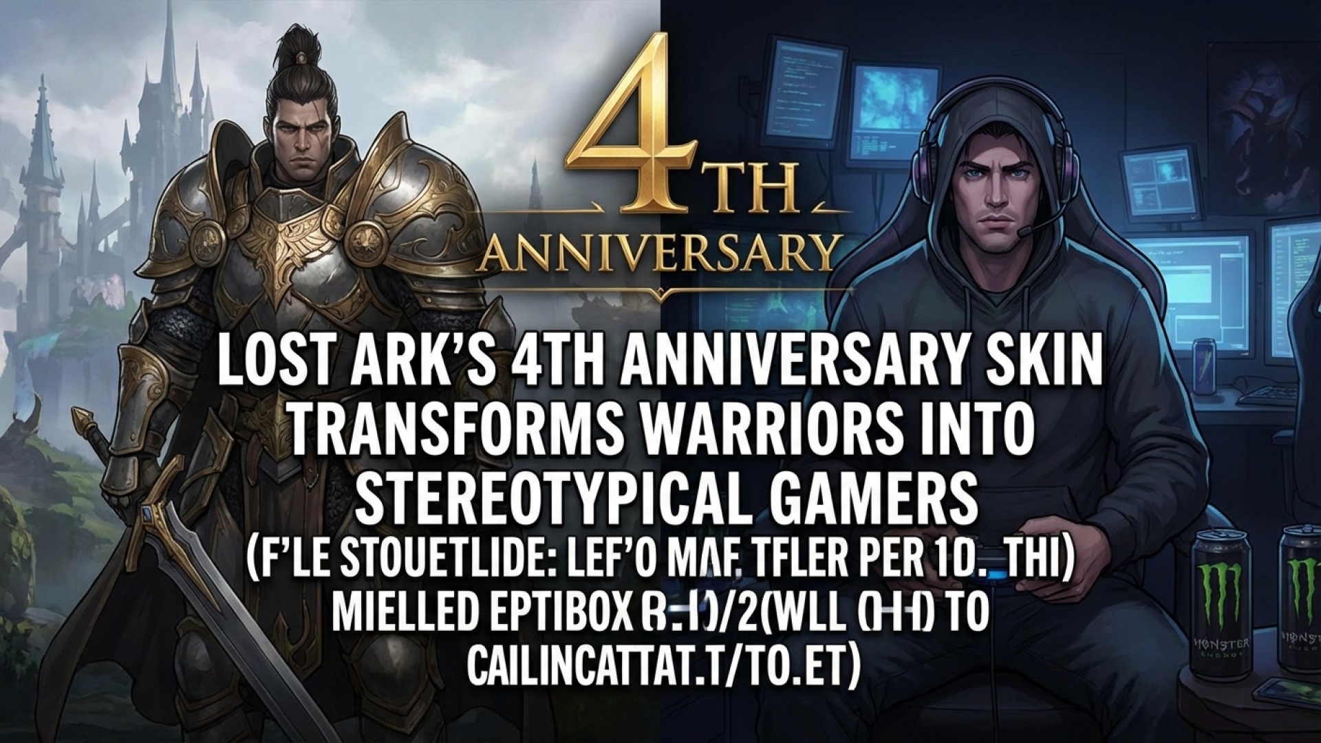 Lost Ark’s 4th Anniversary Skin Transforms Warriors into Stereotypical Gamers