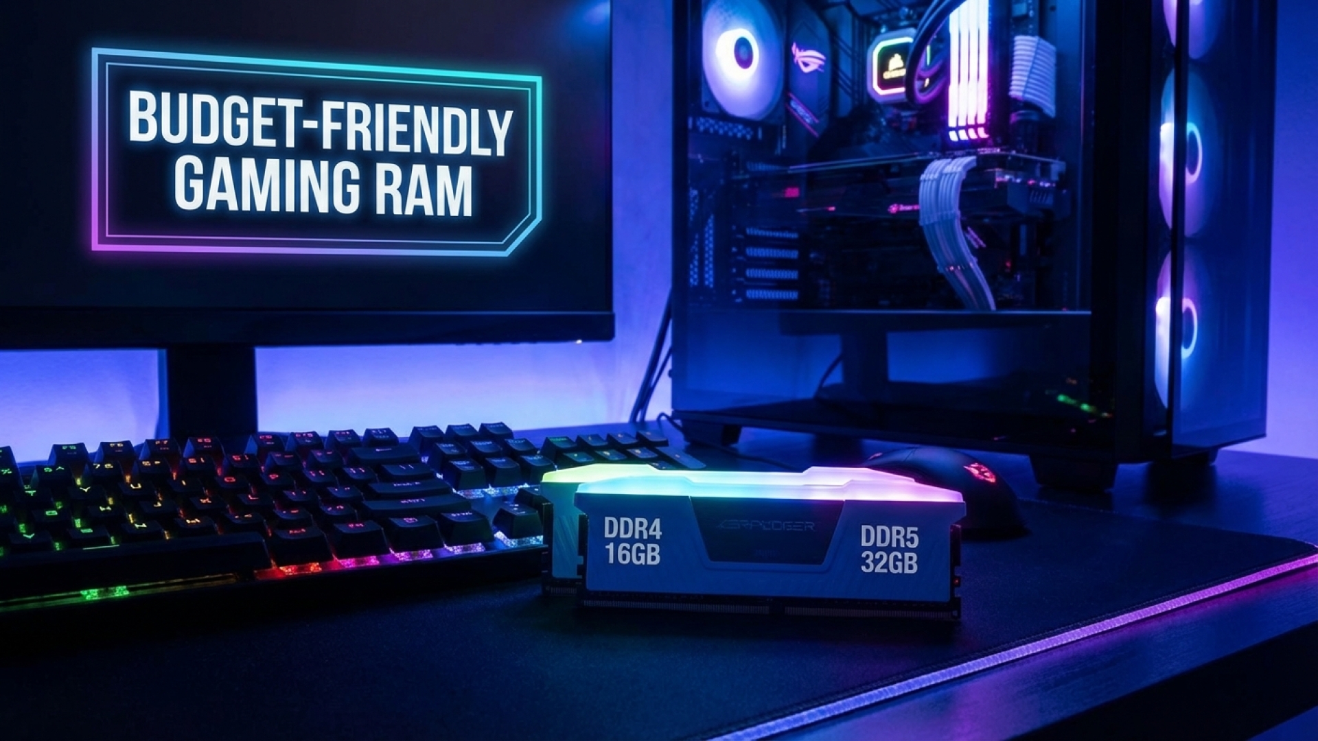 Budget-Friendly RAM: Essential 16GB and 32GB DDR4/DDR5 Kits for Gaming PCs